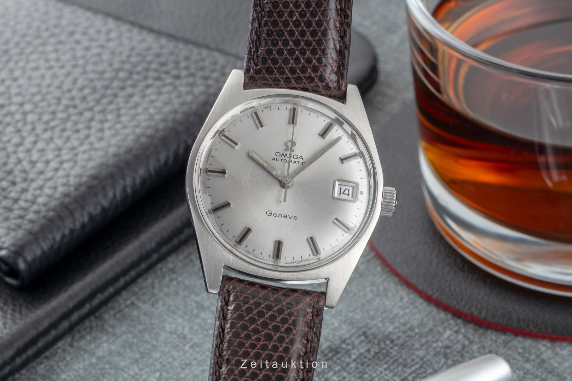 Omega Geneve acier automatique montre pour hommes 166.041 Vintage  [2502922]