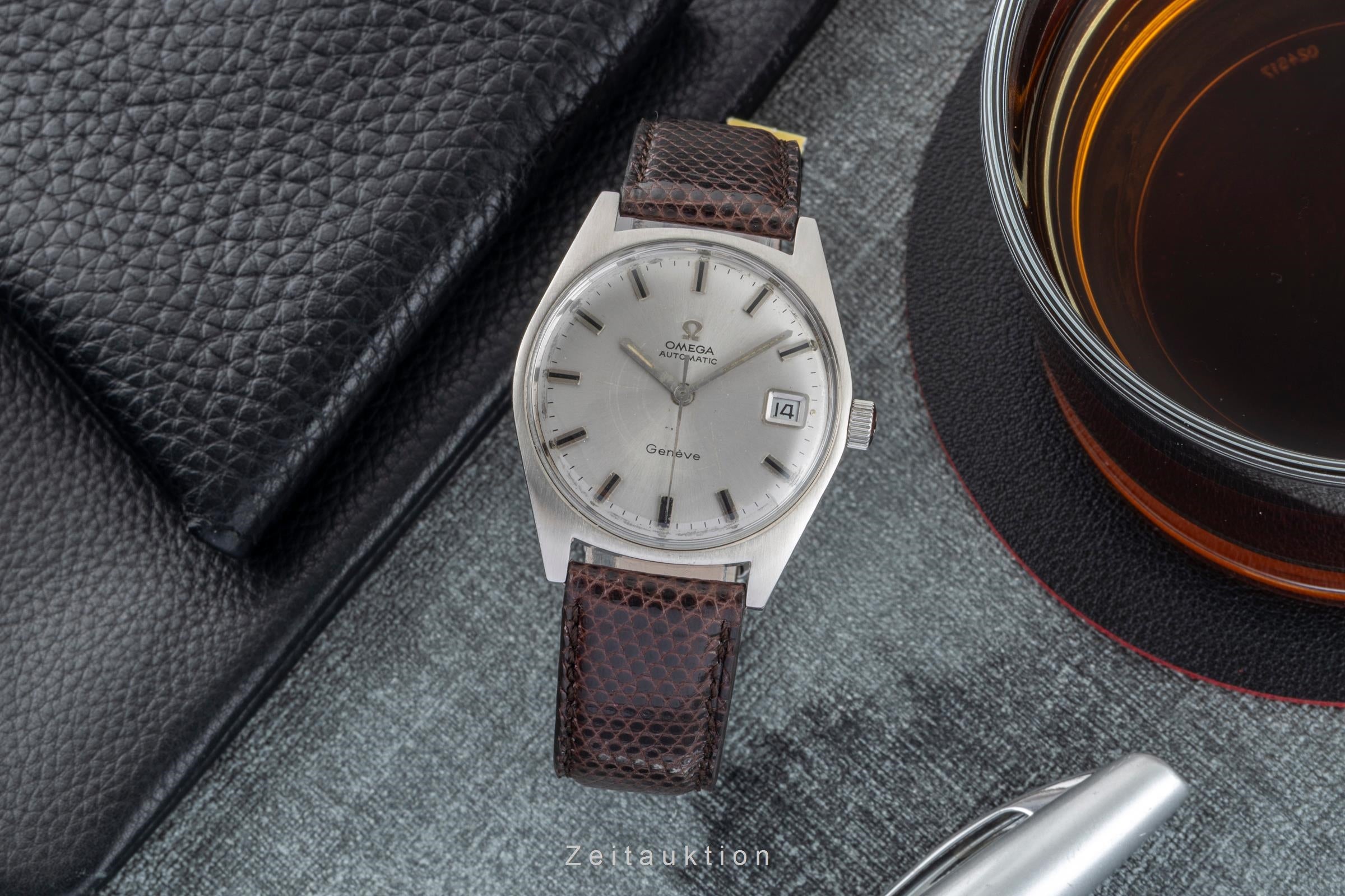 Omega Geneve acier automatique montre pour hommes 166.041 Vintage  [2502922]