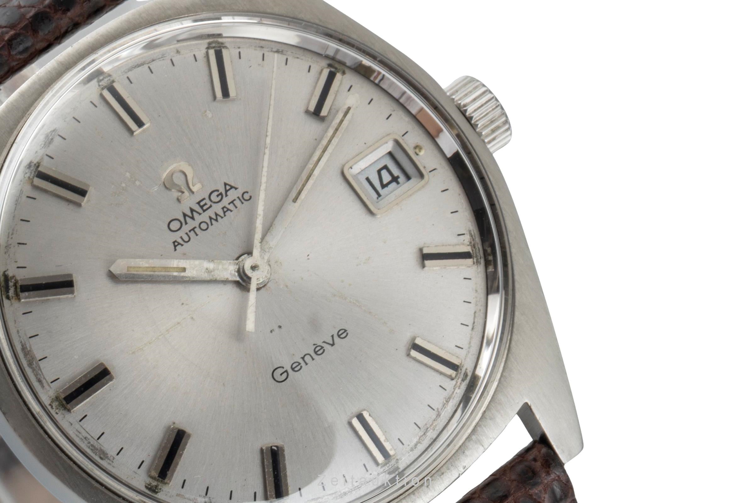Omega Geneve acier automatique montre pour hommes 166.041 Vintage  [2502922]
