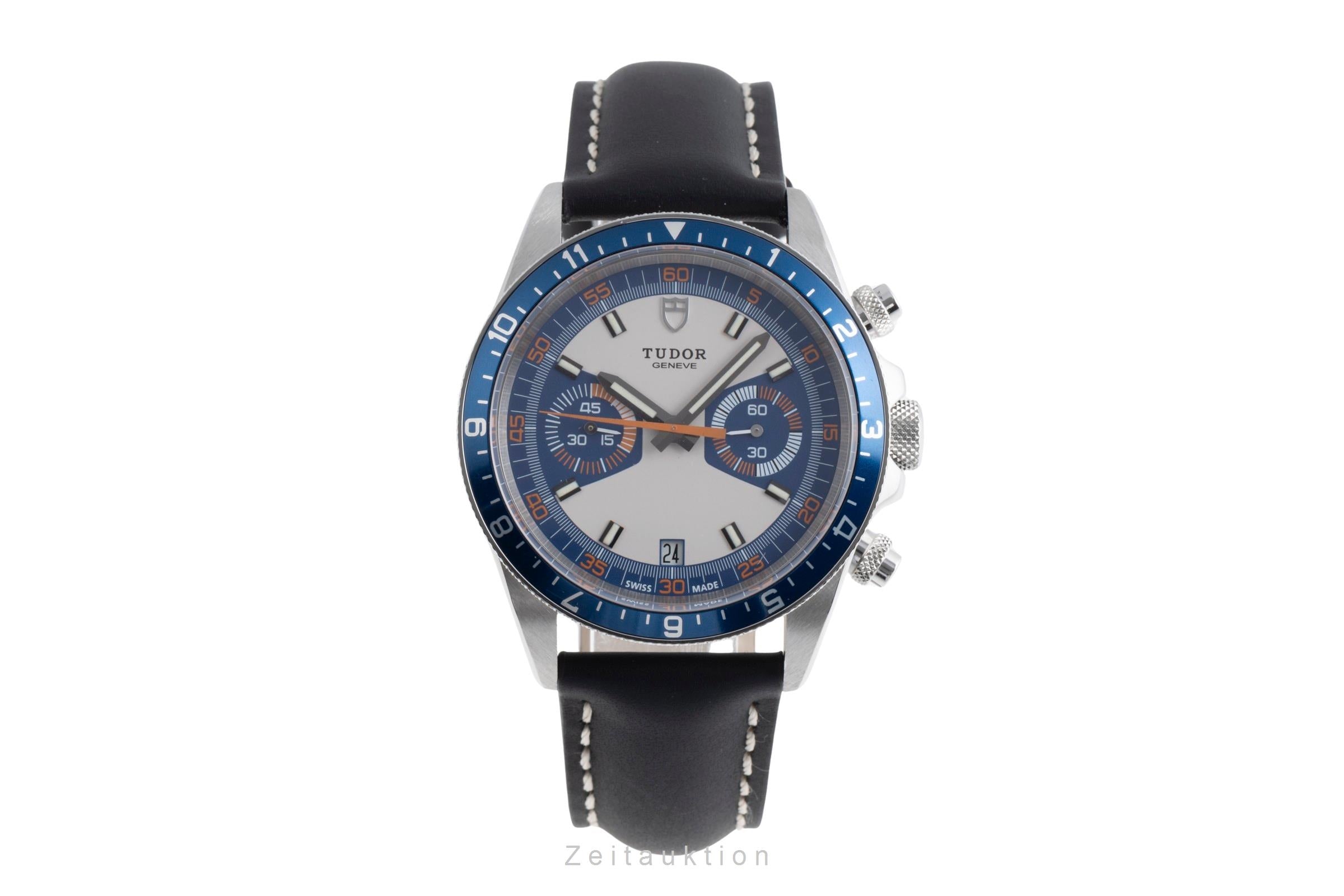Tudor Heritage Chronograph  chronographe acier automatique montre pour hommes 70330B  [2502931]