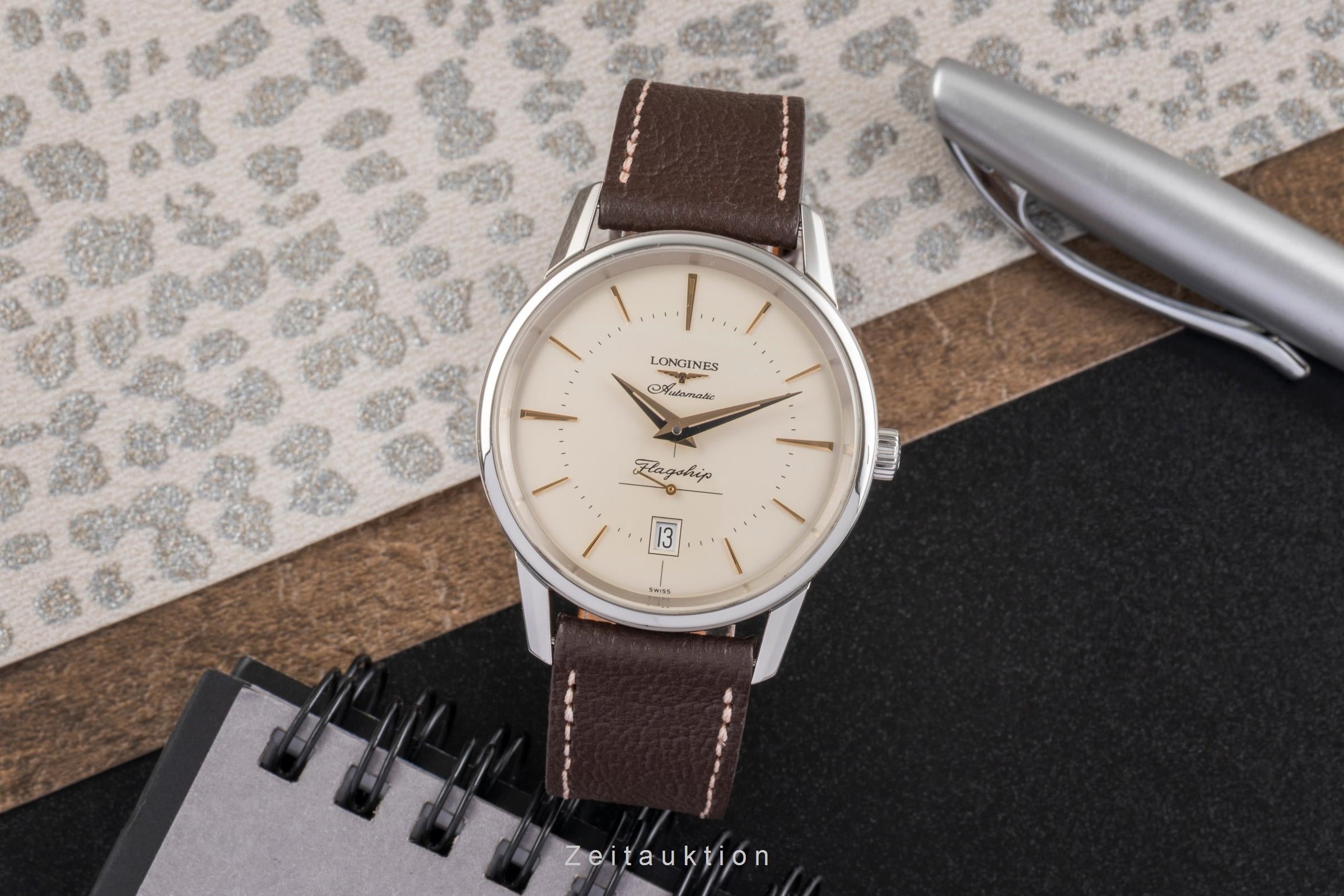 Longines Flagship acero automático reloj para caballeros L4.795.4  [2502934]