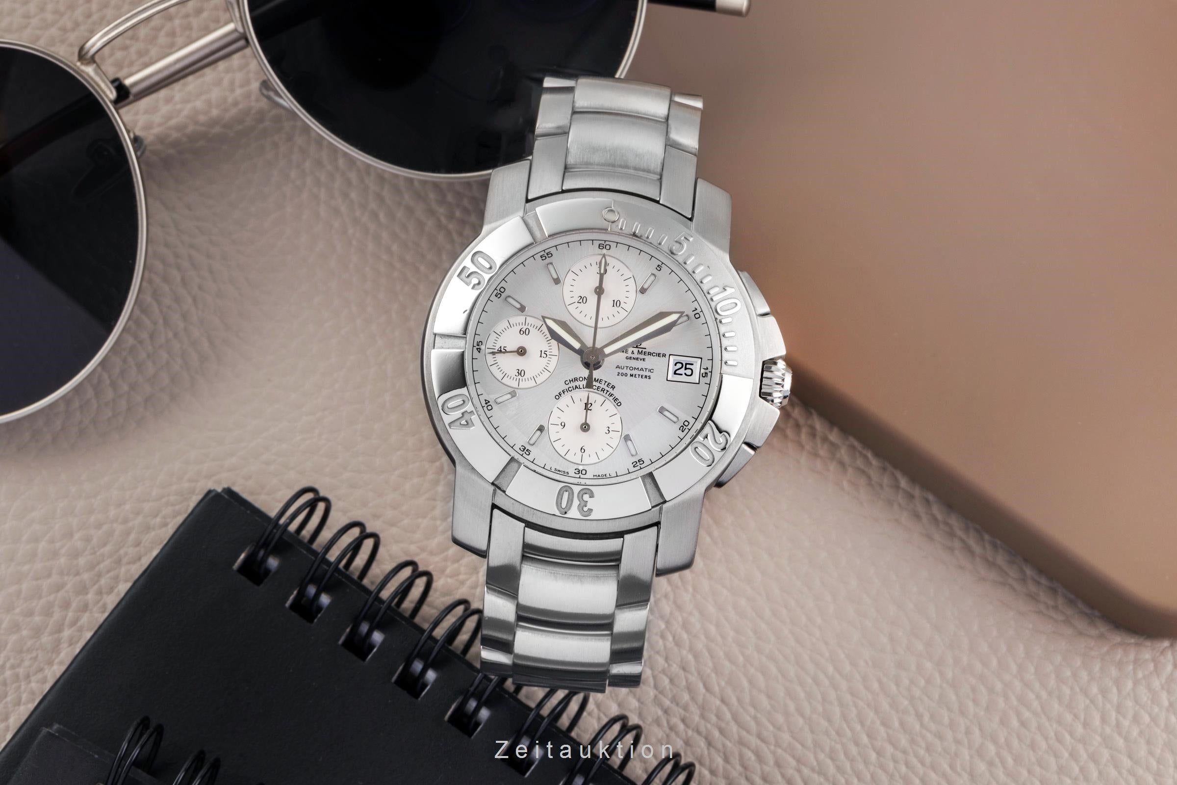 Baume & Mercier Capeland chronograph steel automatic men's watch 65366  [2502935]