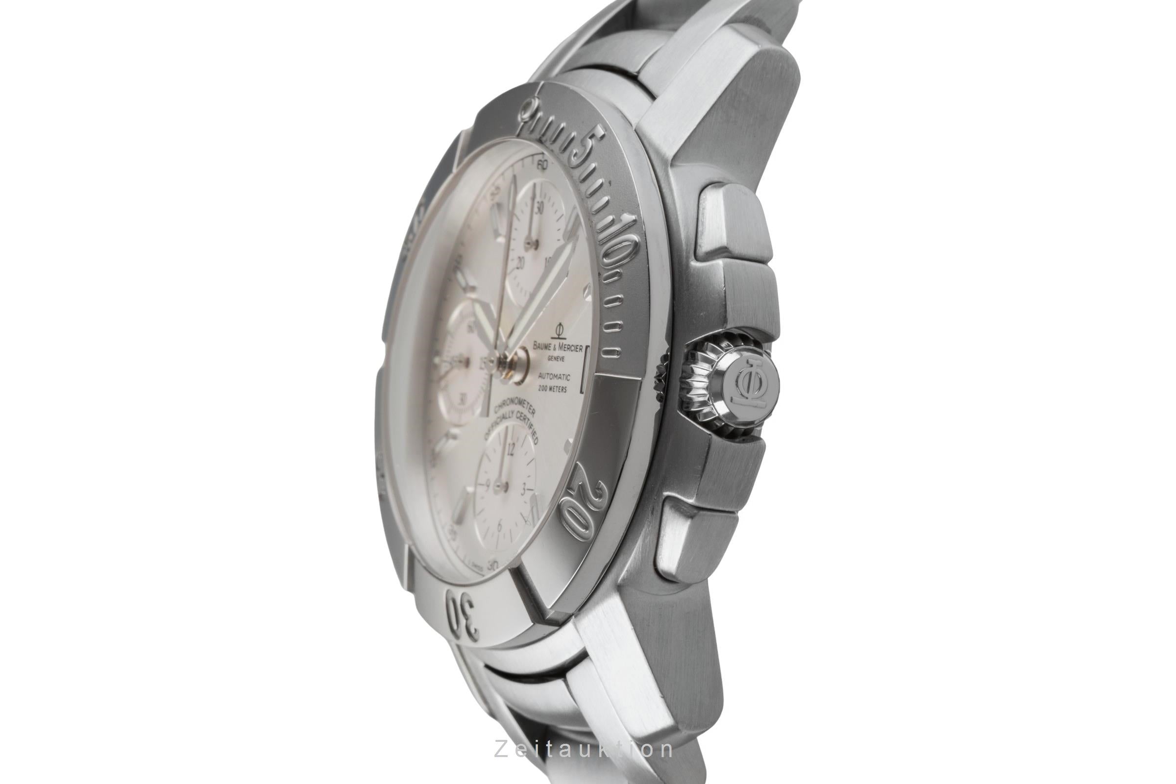 Baume & Mercier Capeland chronograph steel automatic Kal. BM 13750