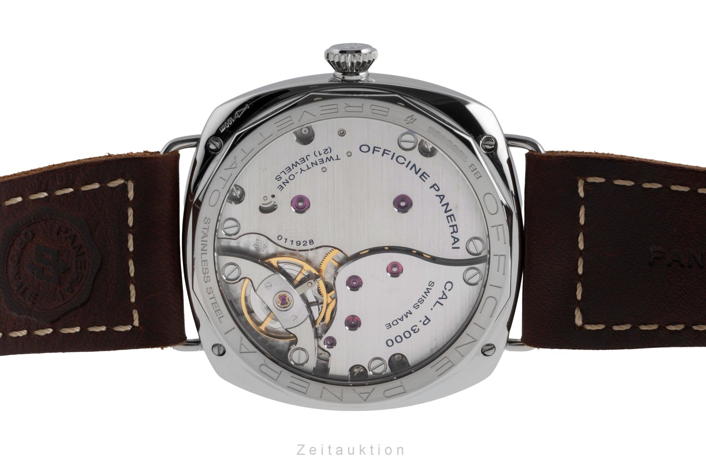 Panerai Radiomir acero cuerda manual reloj para caballeros PAM00425 LP: 9200EUR  [2502937]