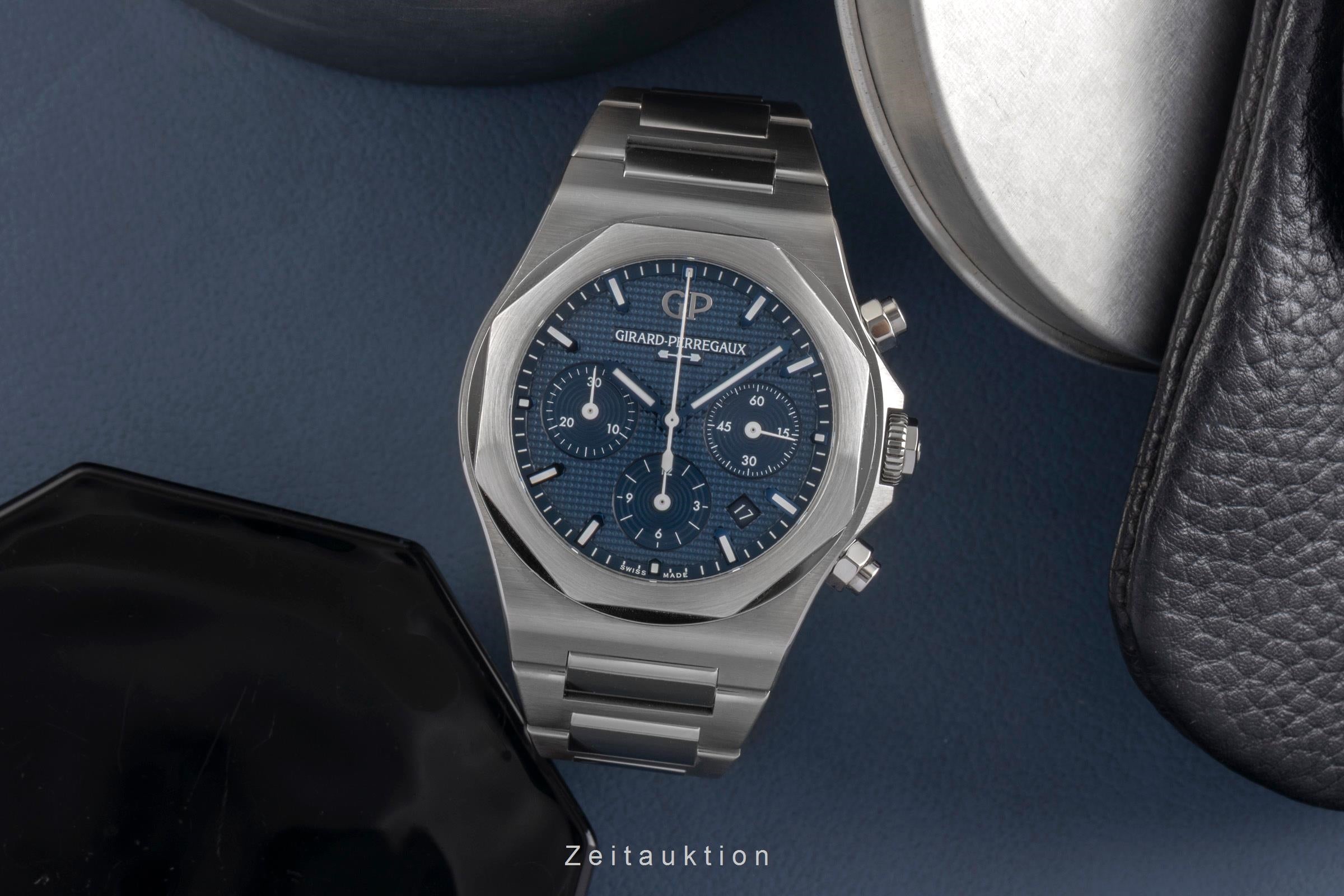 Girard Perregaux Laureato cronógrafo acero automático reloj para caballeros 81020-11-431-11A	 LP: 19600EUR  [2502939]