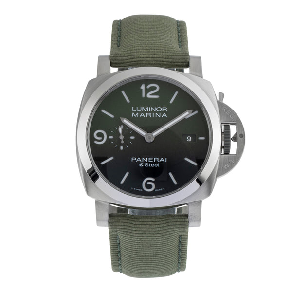 Panerai Luminor Marina acero automático reloj para caballeros PAM01356 LP: 9600EUR  [2502940]