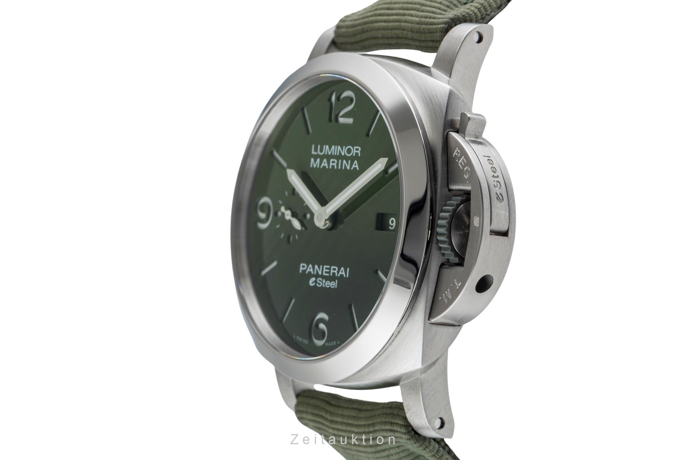 Panerai Luminor Marina acero automático reloj para caballeros PAM01356 LP: 9600EUR  [2502940]