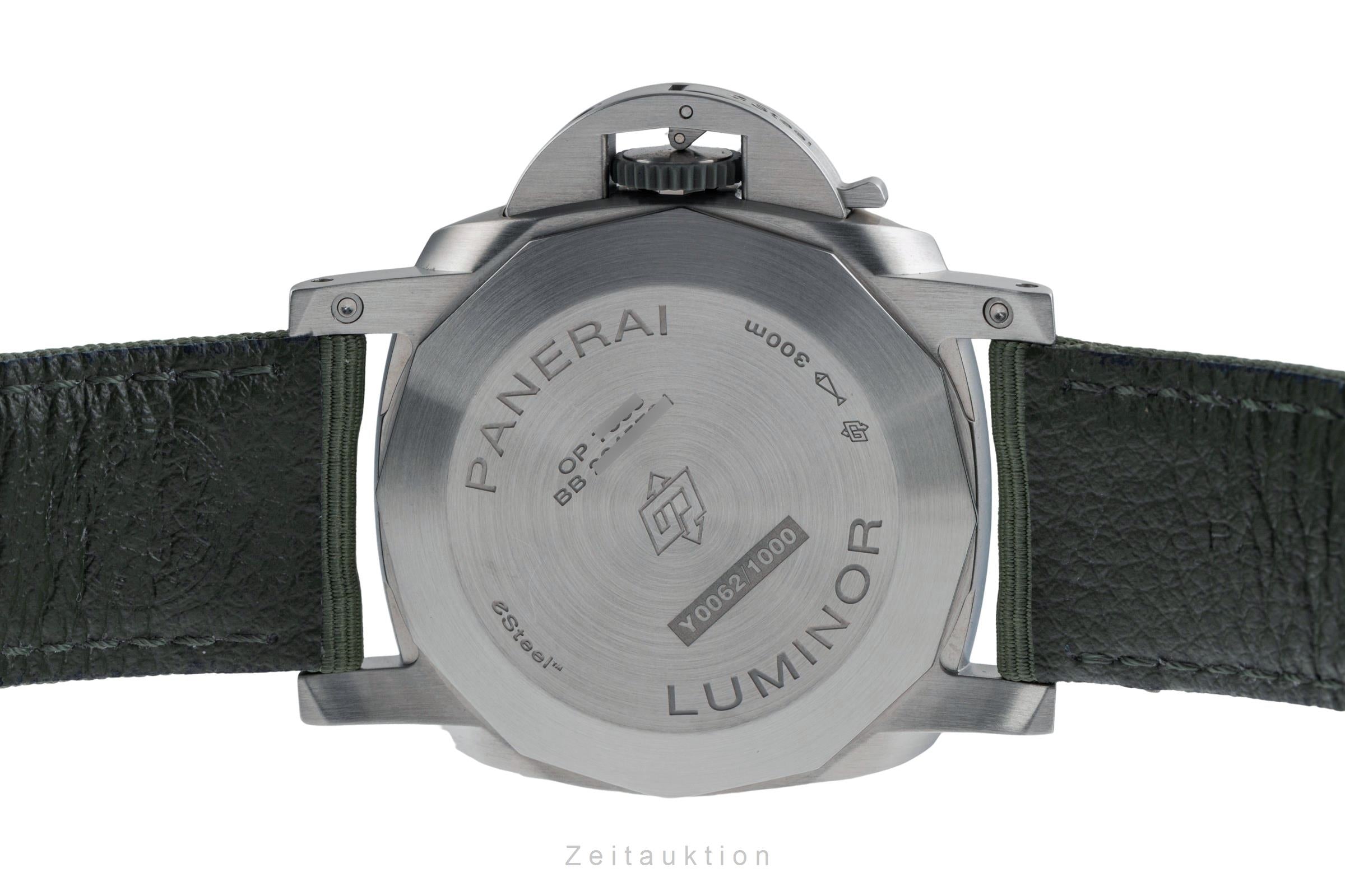 Panerai Luminor Marina acero automático reloj para caballeros PAM01356 LP: 9600EUR  [2502940]