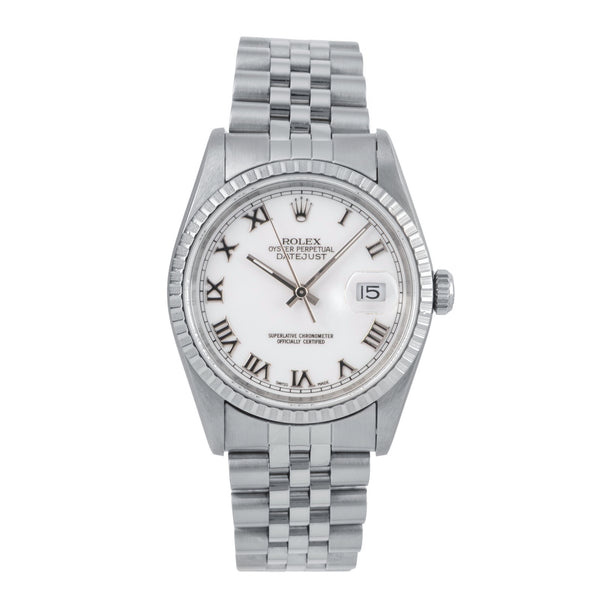 Rolex Datejust acero automático reloj para caballeros 16220  [2502941]