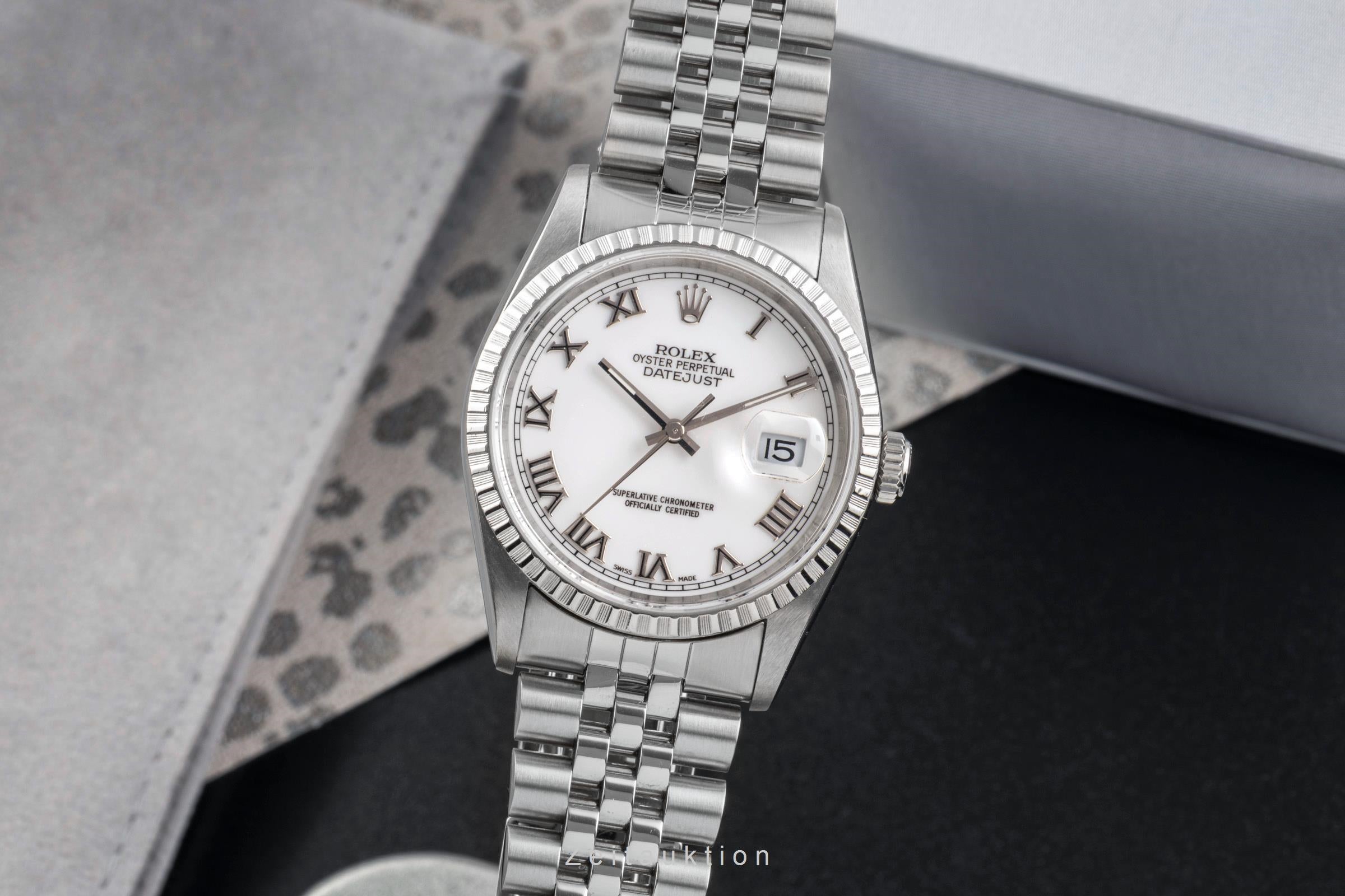 Rolex Datejust acero automático reloj para caballeros 16220  [2502941]