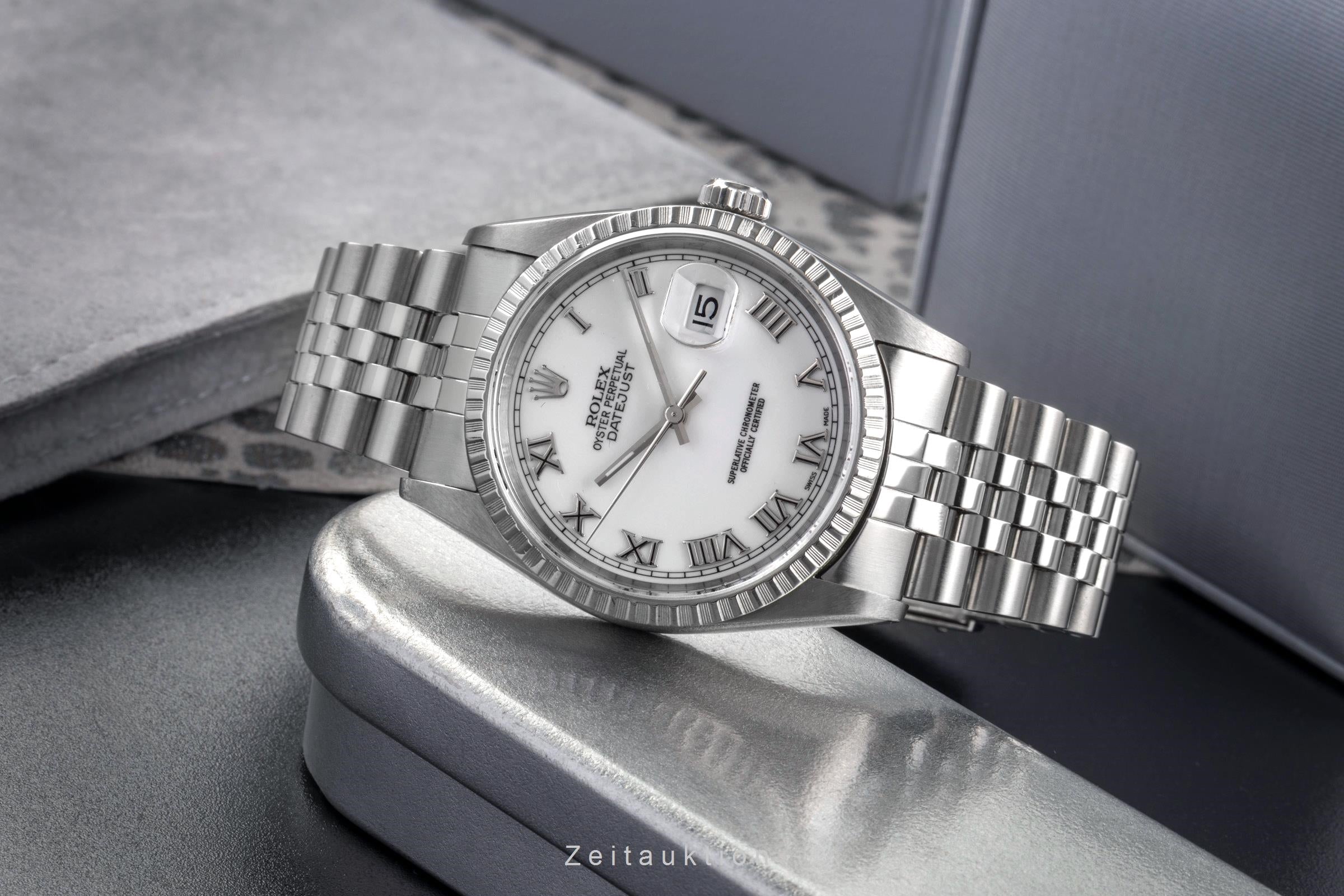 Rolex Datejust acero automático reloj para caballeros 16220  [2502941]