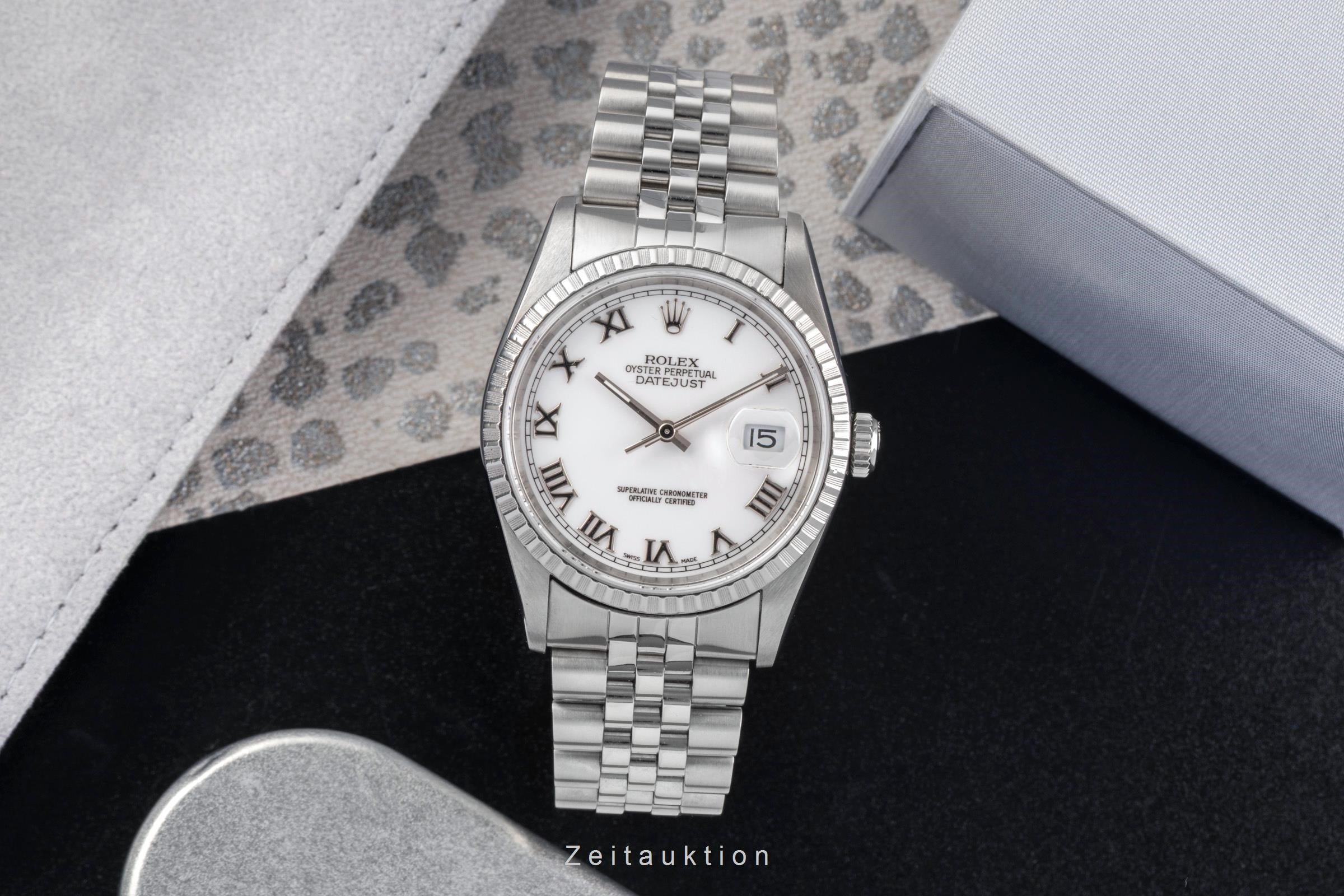 Rolex Datejust acero automático reloj para caballeros 16220  [2502941]