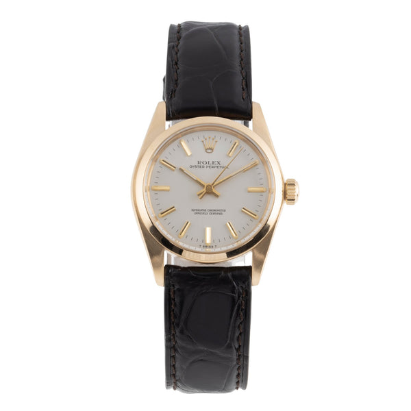 Rolex Oyster Perpetual or 18 ct automatique montre pour femmes 6748 Vintage  [2502947]