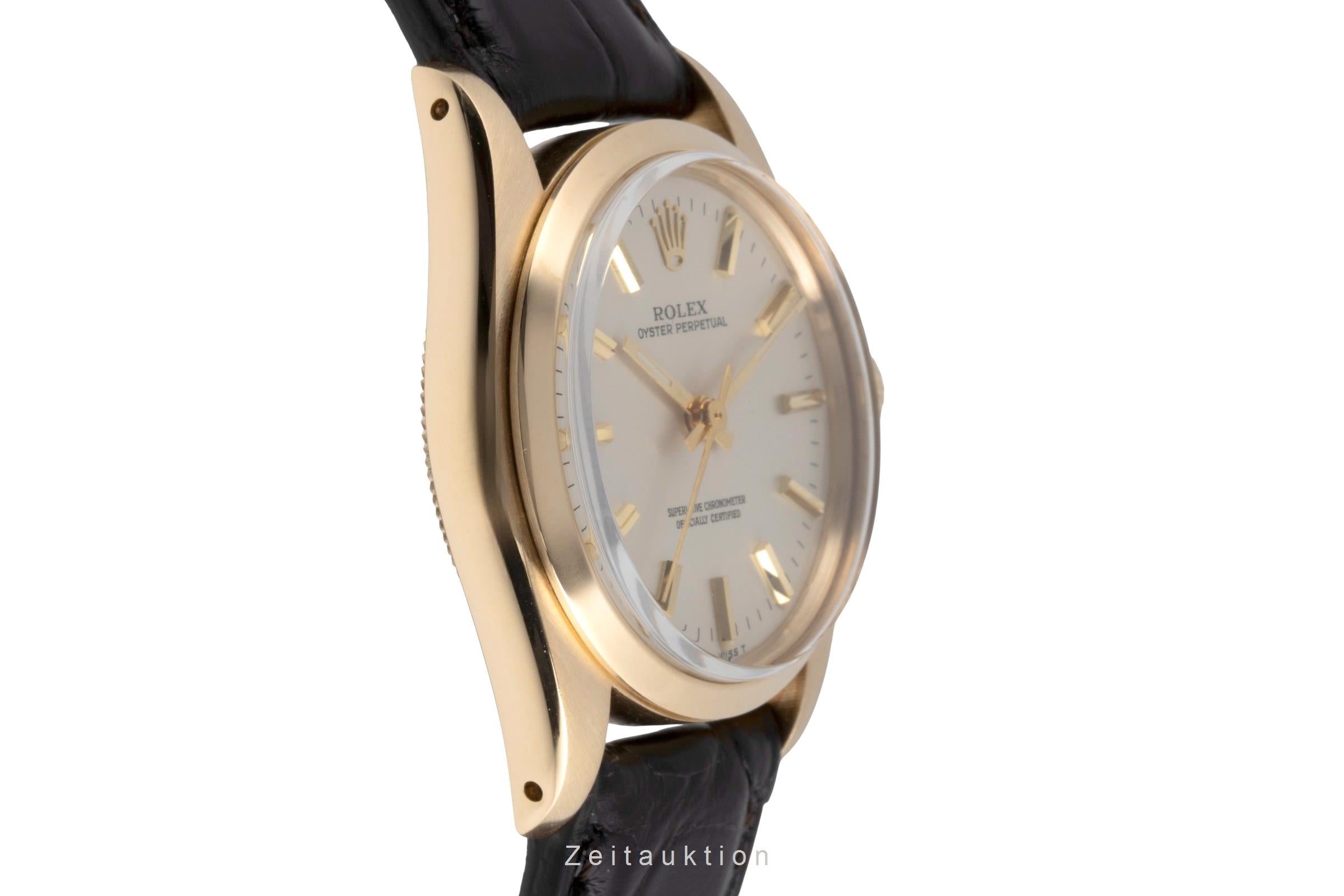 Rolex Oyster Perpetual or 18 ct automatique montre pour femmes 6748 Vintage  [2502947]
