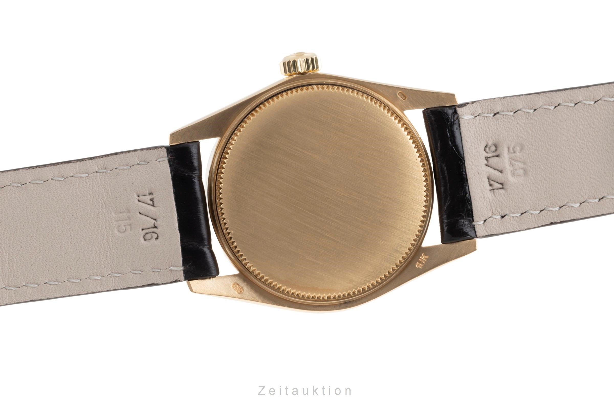 Rolex Oyster Perpetual or 18 ct automatique montre pour femmes 6748 Vintage  [2502947]