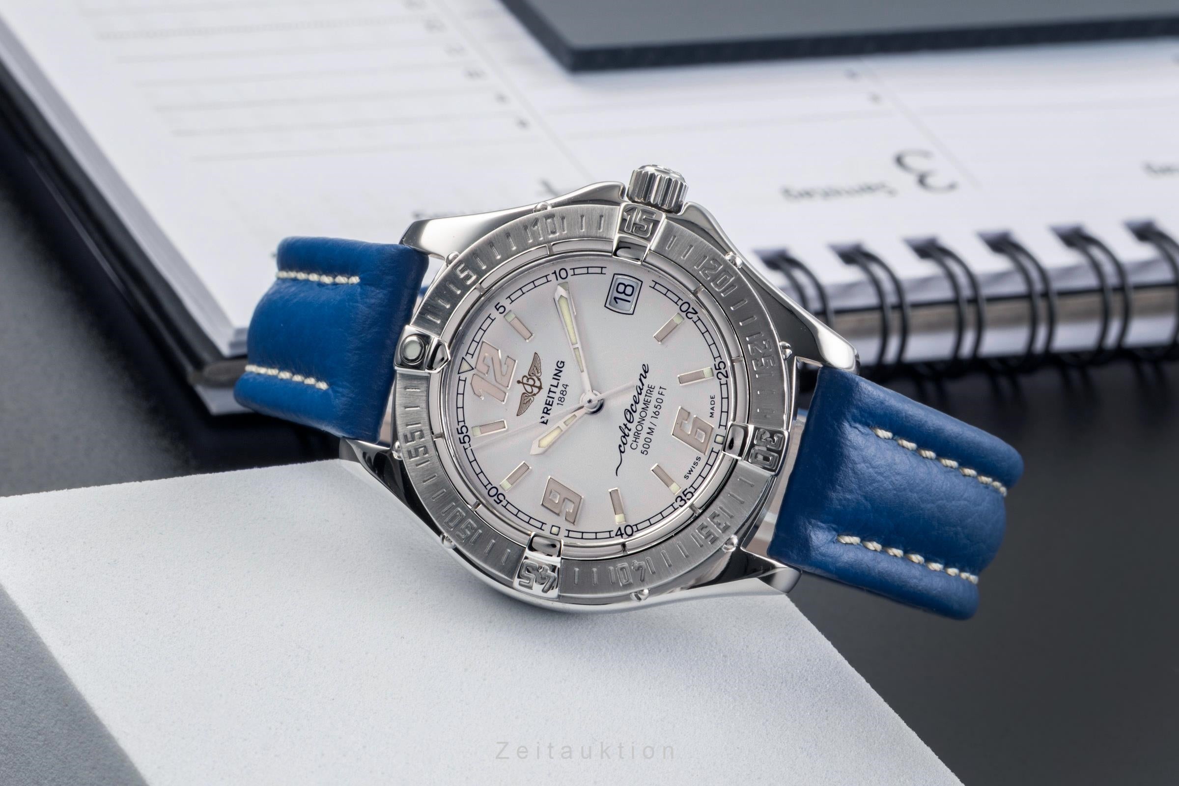 Breitling Colt Oceane acier quartz montre pour femmes A57350  [2502948]