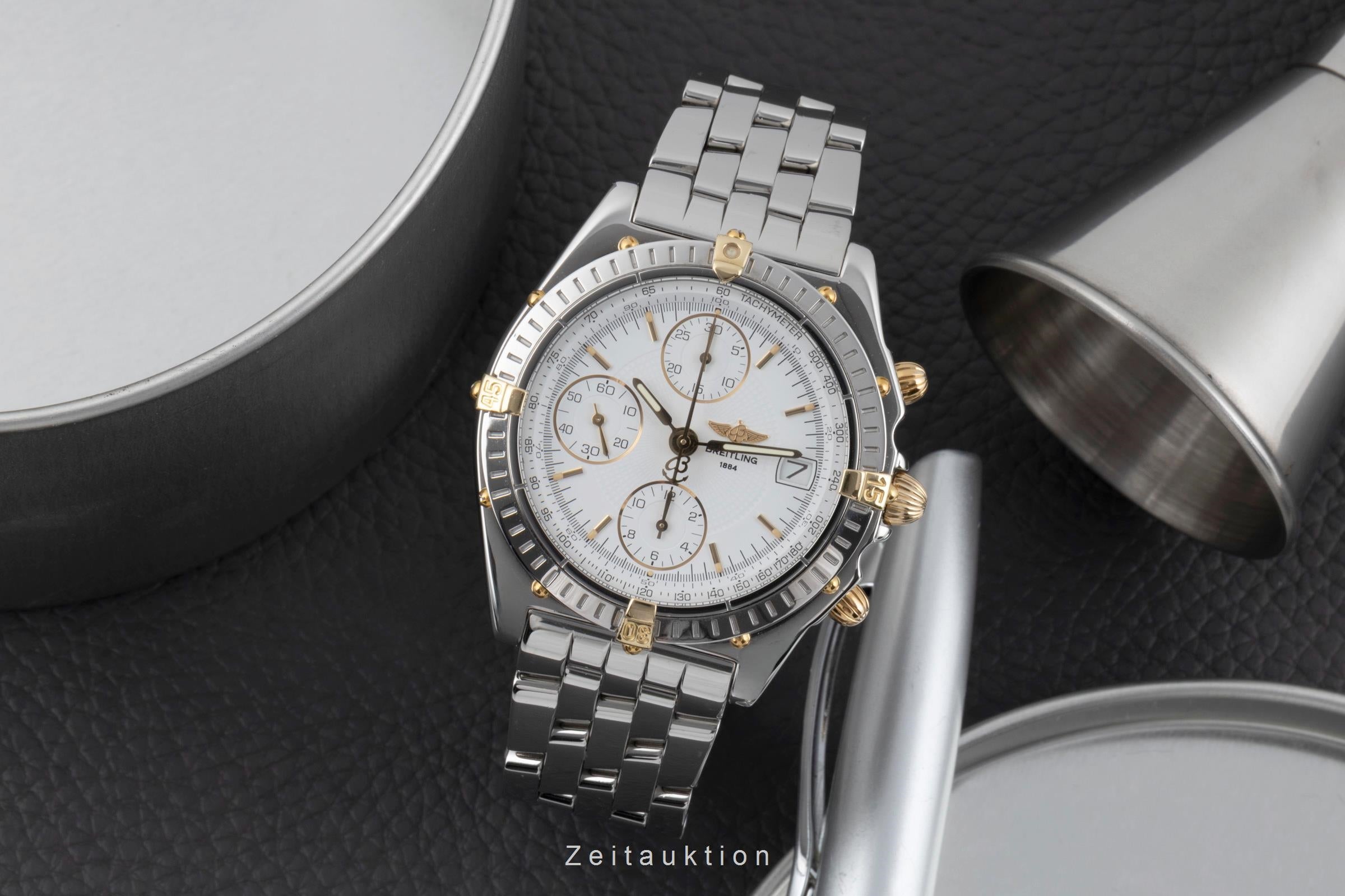 Breitling Chronomat chronographe acier / or  automatique montre pour hommes B13050.1  [2502950]