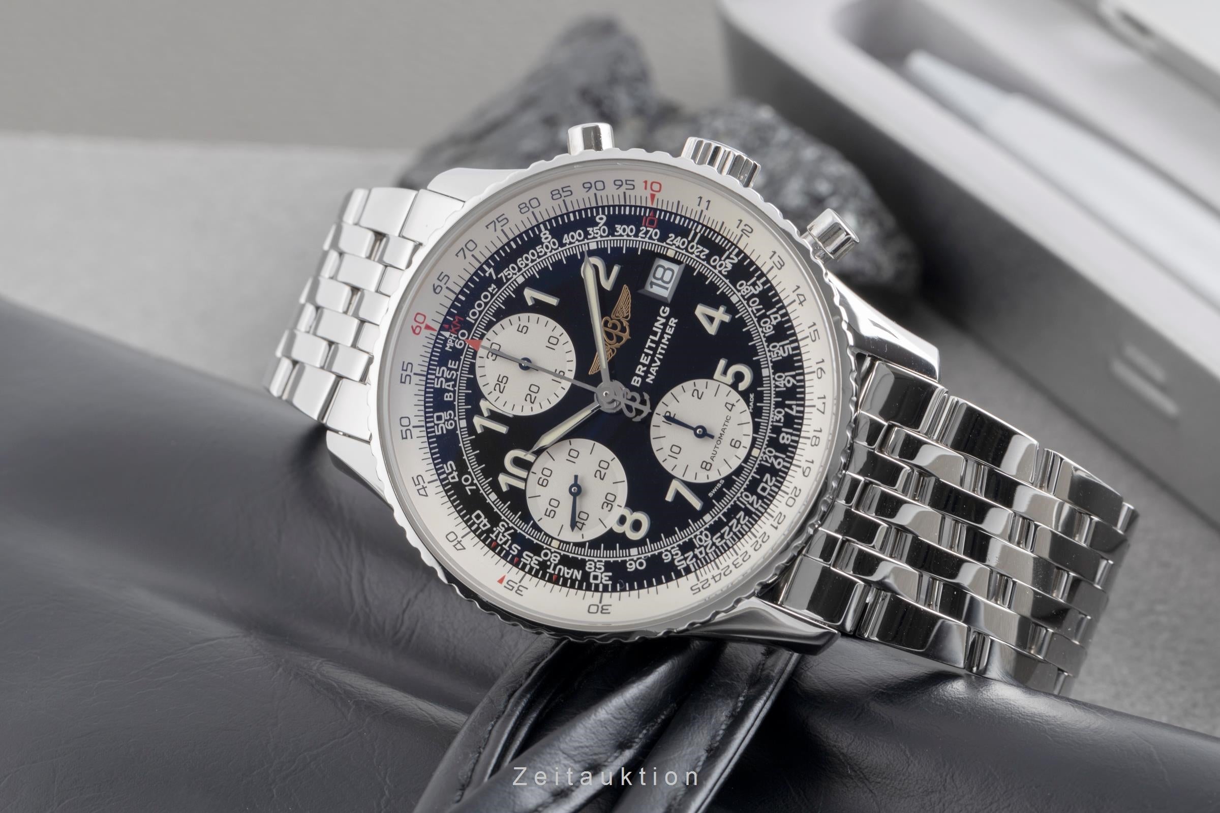 Breitling Old Navitimer Chronograph Edelstahl Automatik Ref. A13322 VP: 9650 € [2502952]
