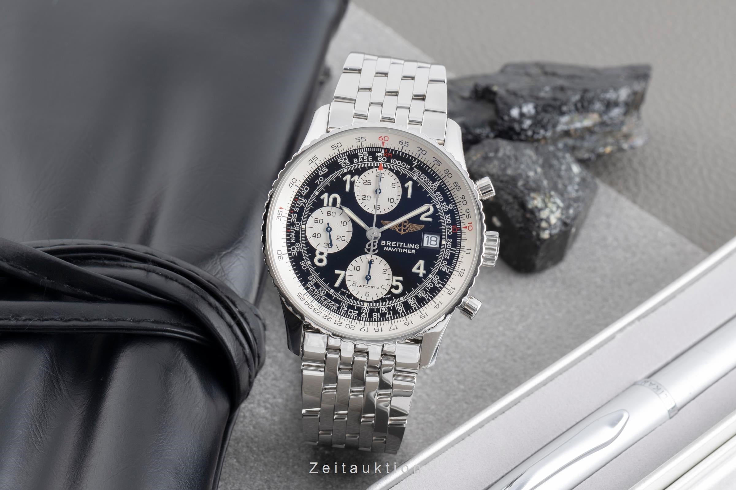 Breitling Old Navitimer Chronograph Edelstahl Automatik Ref. A13322 VP: 9650 € [2502952]