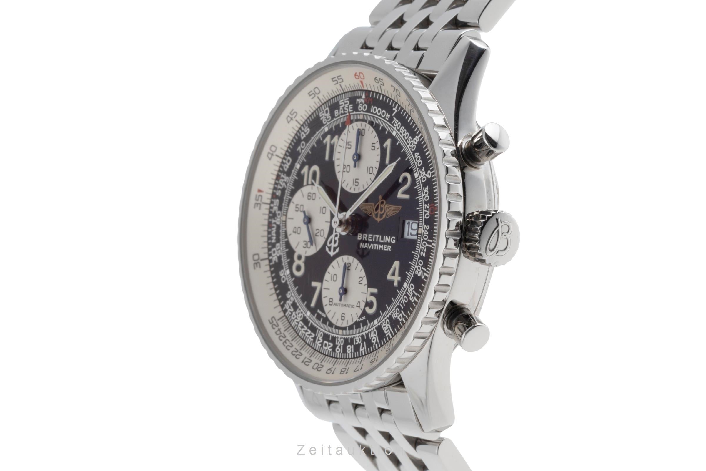Breitling Old Navitimer Chronograph Edelstahl Automatik Ref. A13322 VP: 9650 € [2502952]