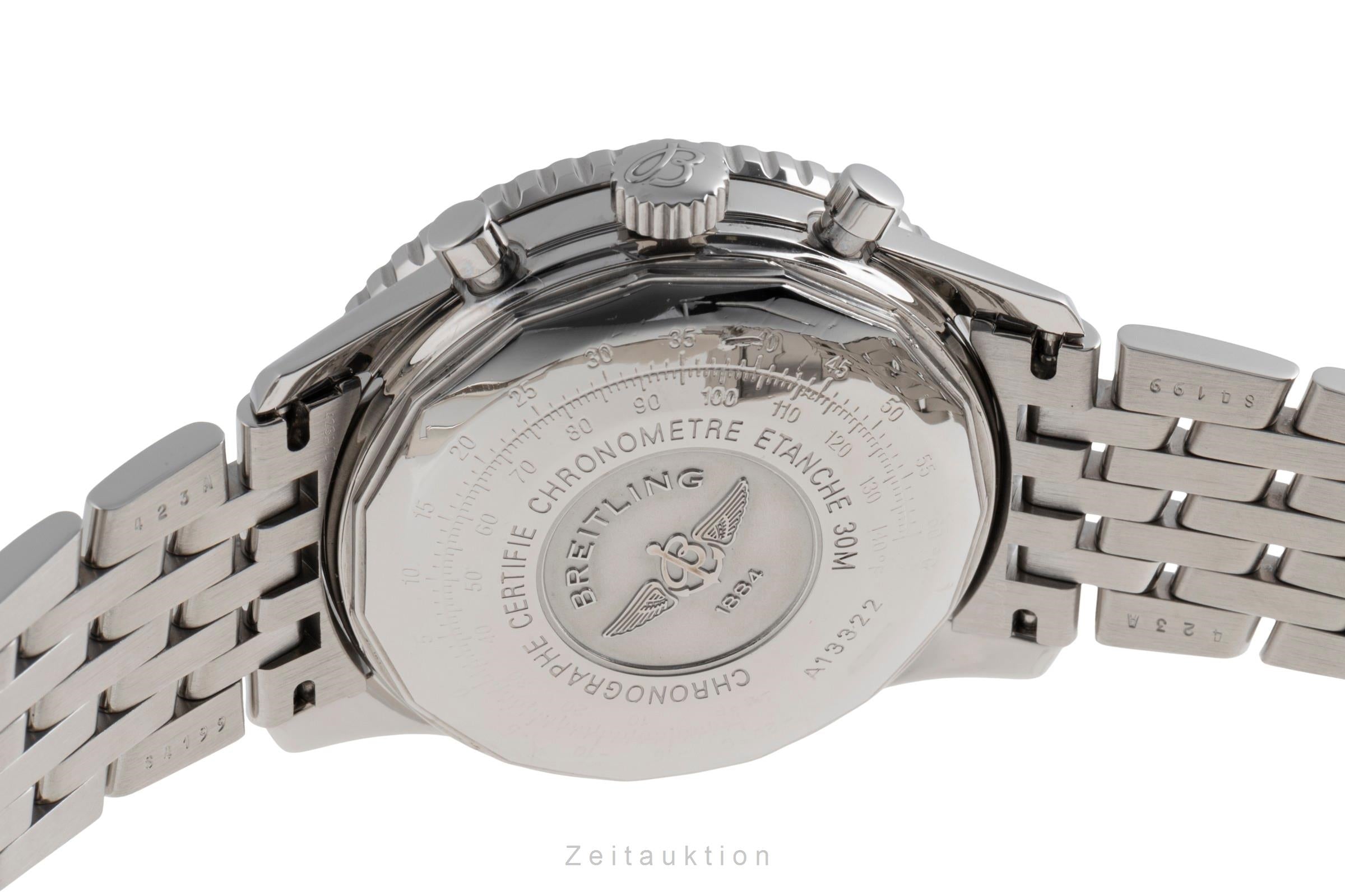 Breitling Old Navitimer Chronograph Edelstahl Automatik Ref. A13322 VP: 9650 € [2502952]