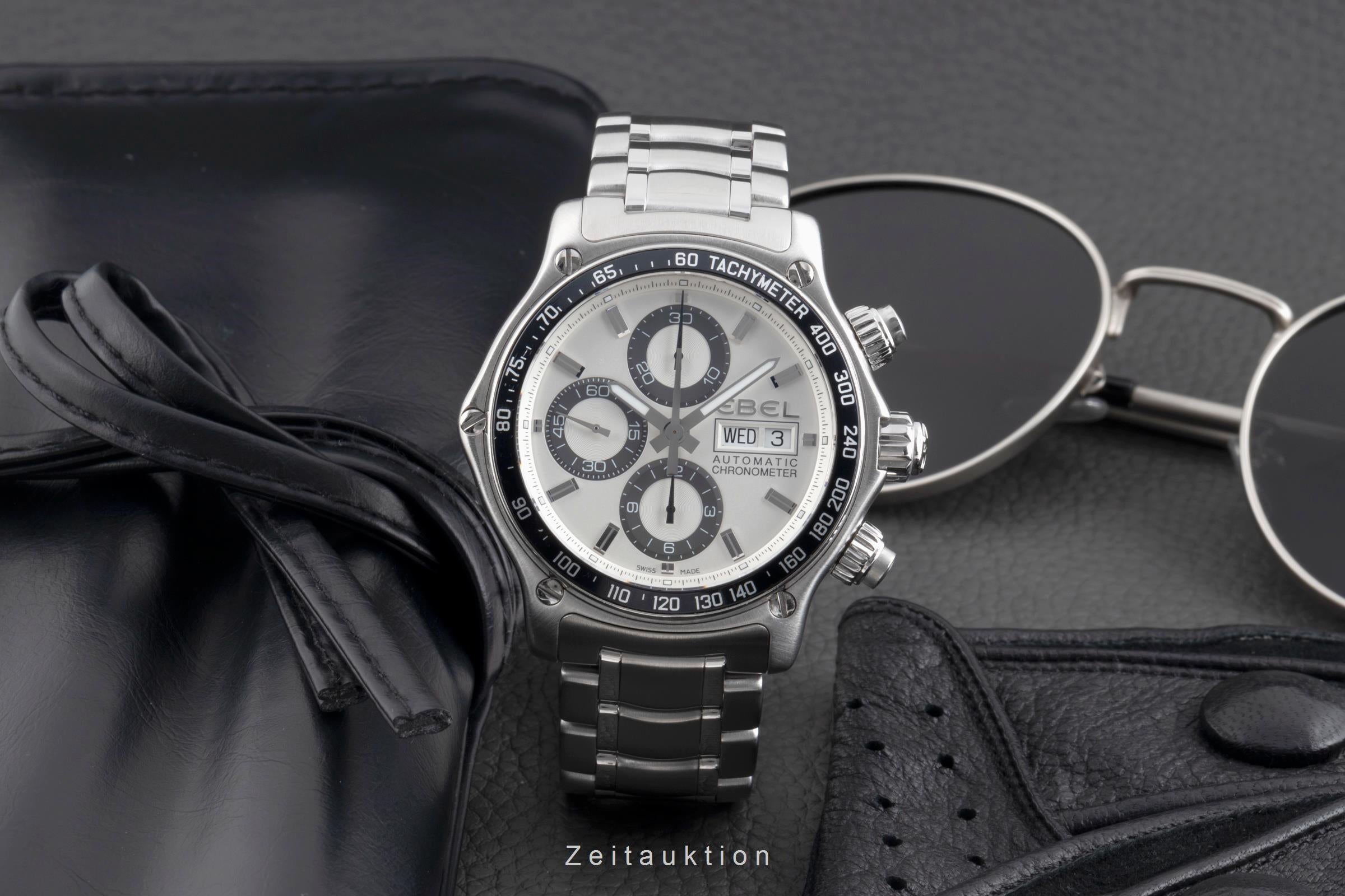 Ebel Discovery chronograph steel automatic men's watch E9750L62  [2502955]