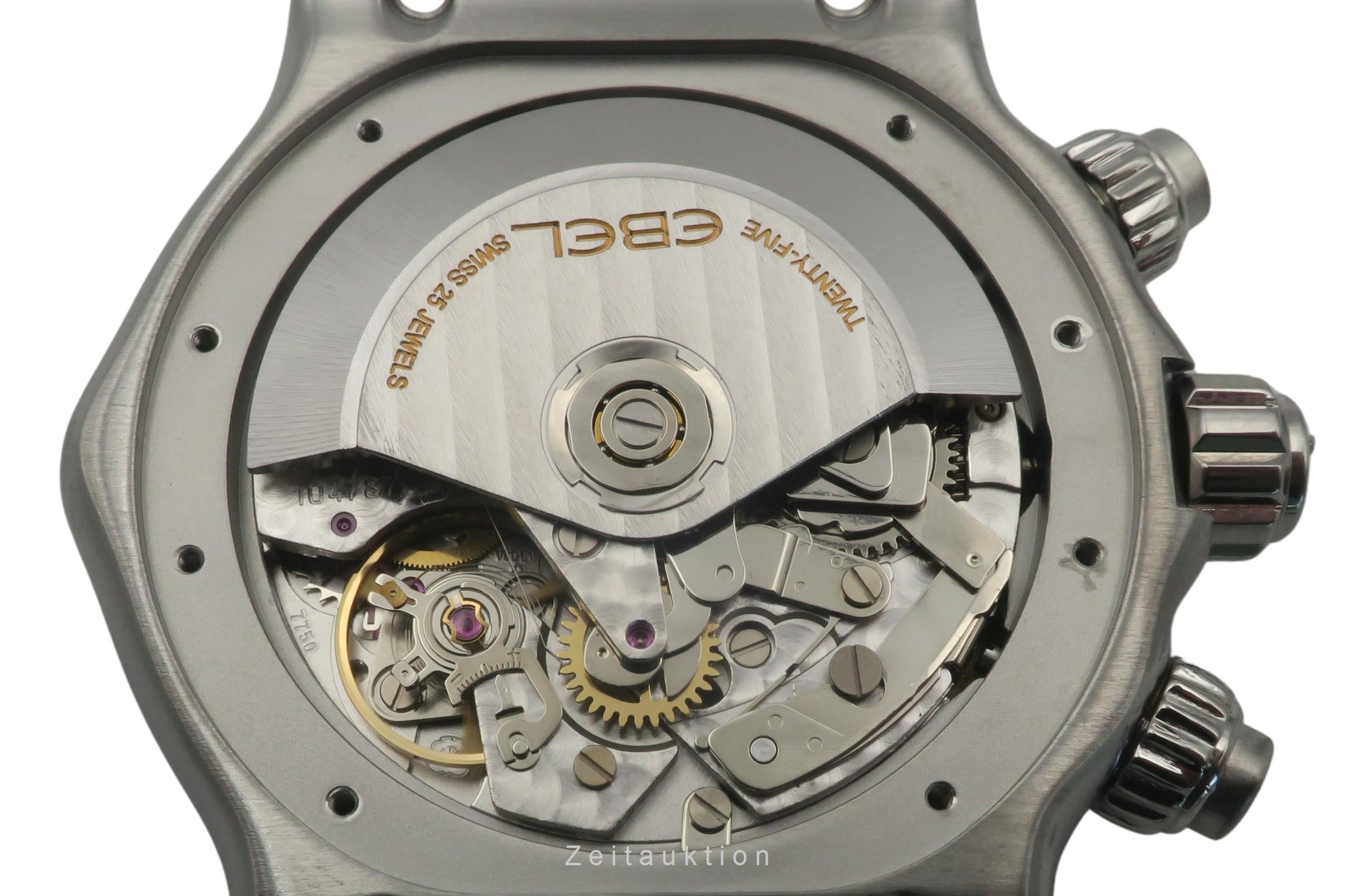 Ebel Discovery chronograph steel automatic Kal. E750 Ref. E9750L62
