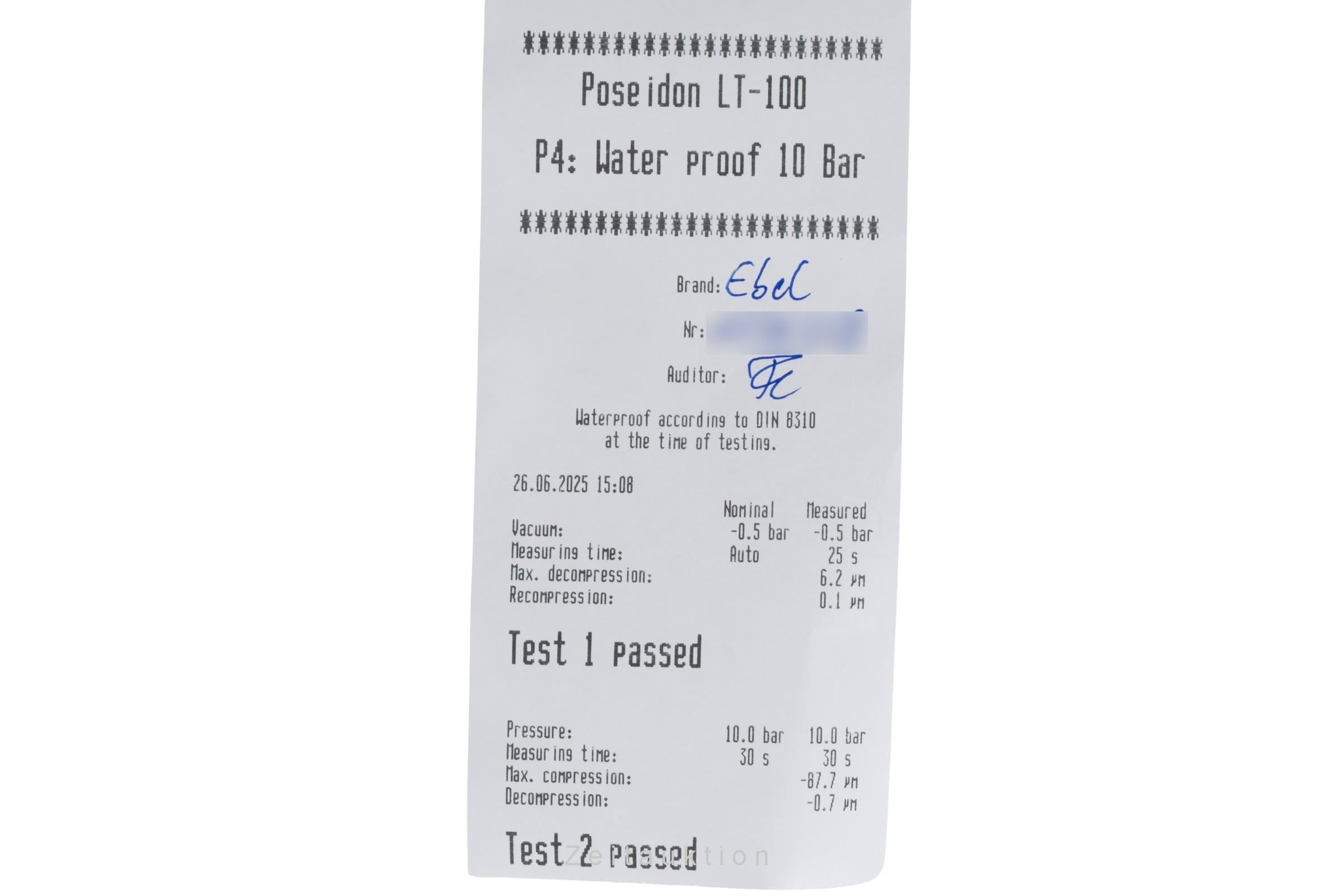 Ebel Discovery chronograph steel automatic men's watch E9750L62  [2502955]