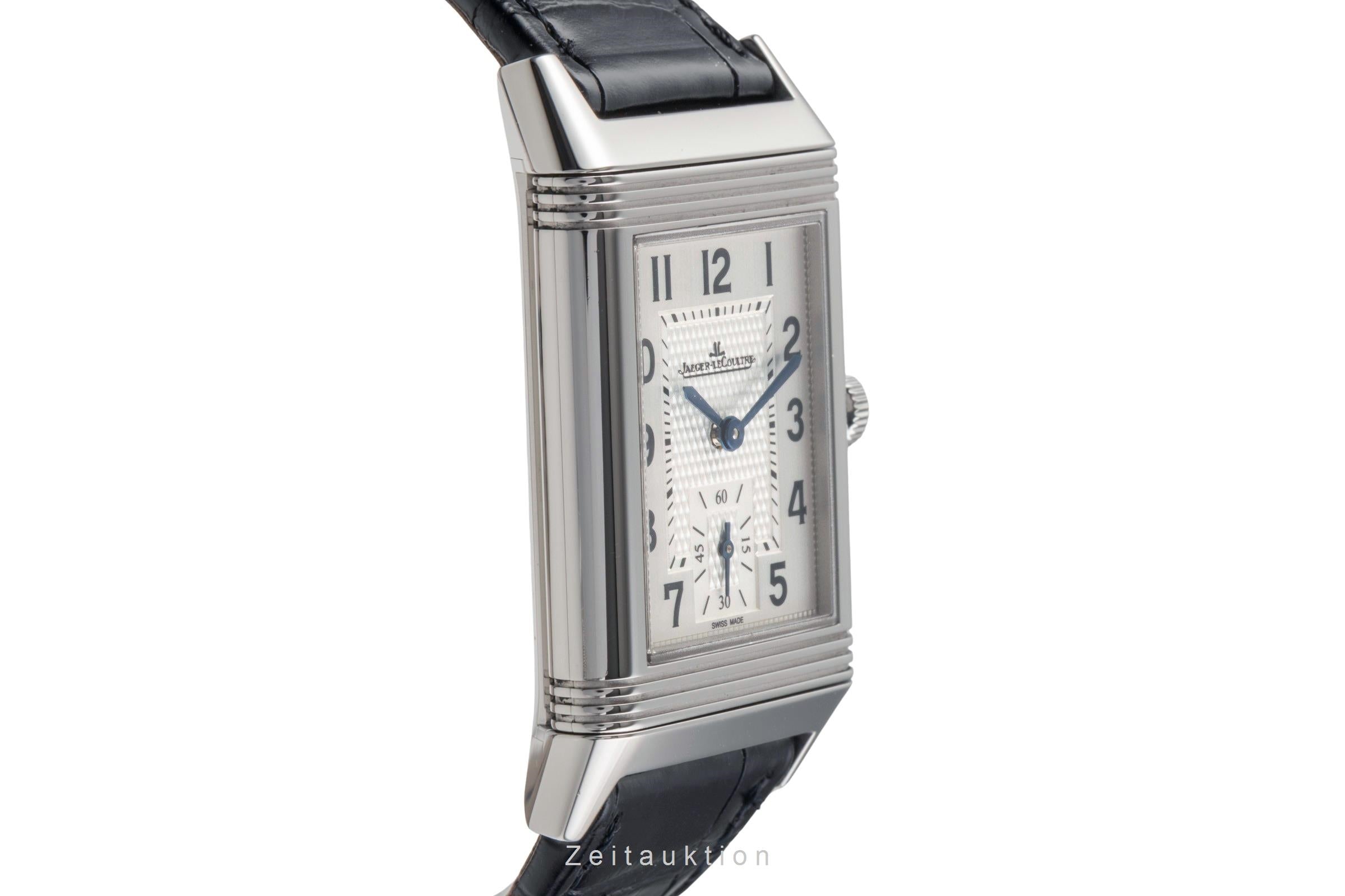 Jaeger LeCoultre Reverso acier à remontage manuel montre pour hommes Q2438520, 213.8.62  [2502956]