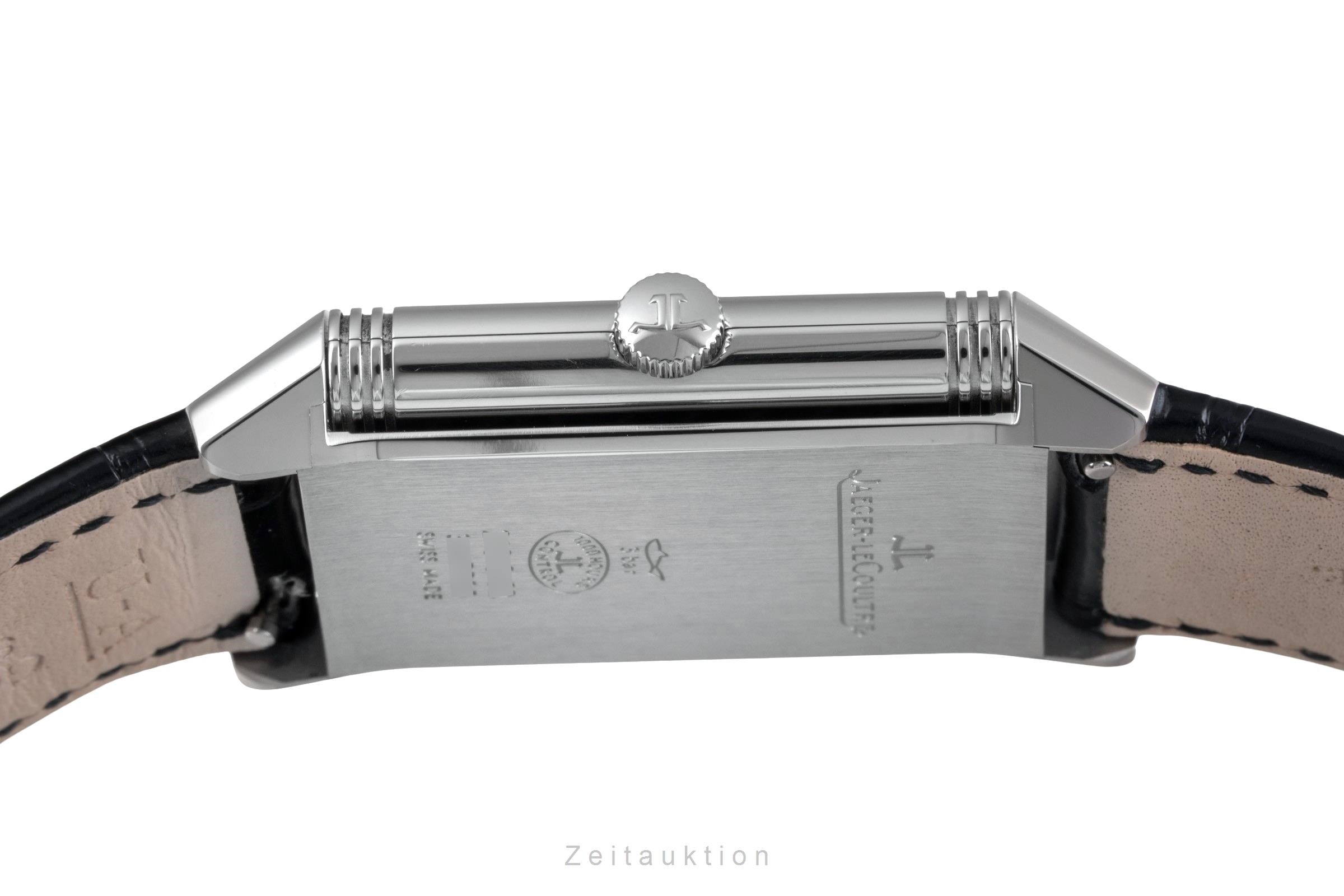 Jaeger LeCoultre Reverso acier à remontage manuel montre pour hommes Q2438520, 213.8.62  [2502956]