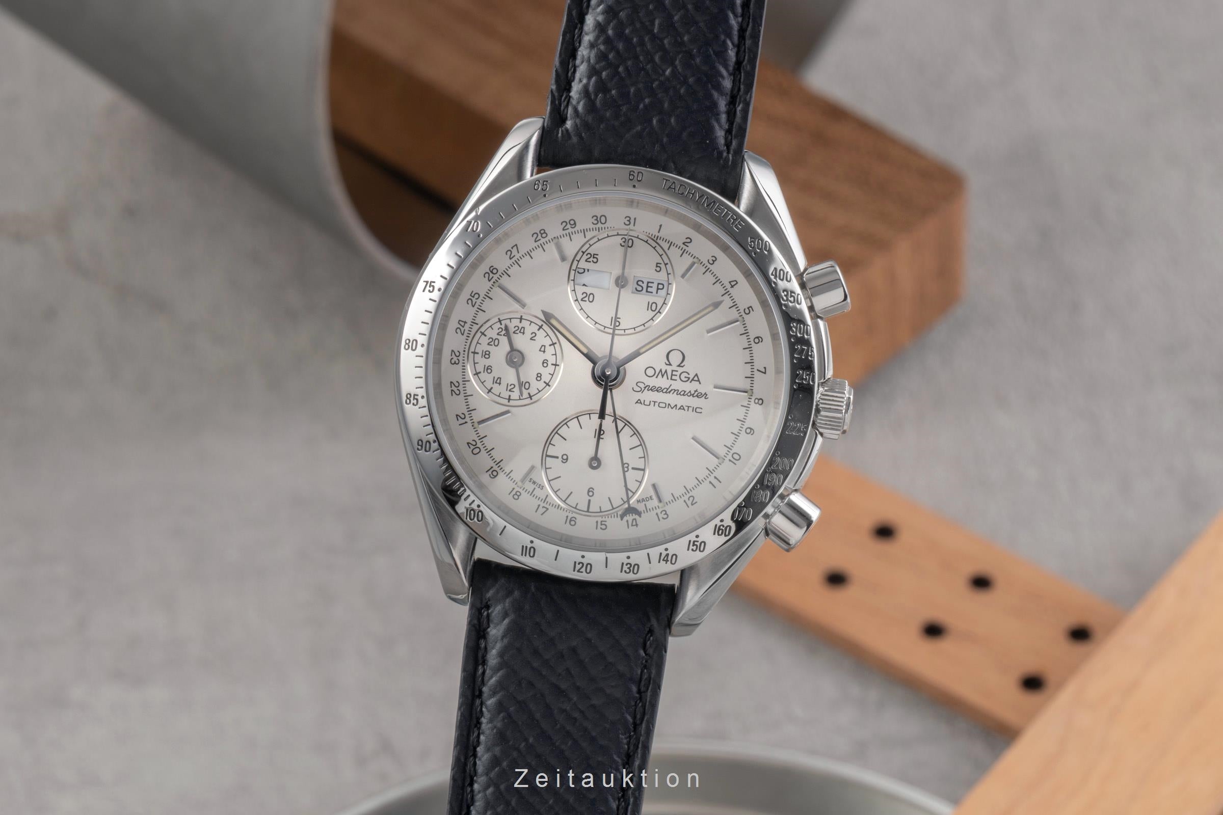 Omega Speedmaster chronograph steel automatic men's watch 3521.30.00 LP: 6100EUR  [2502957]