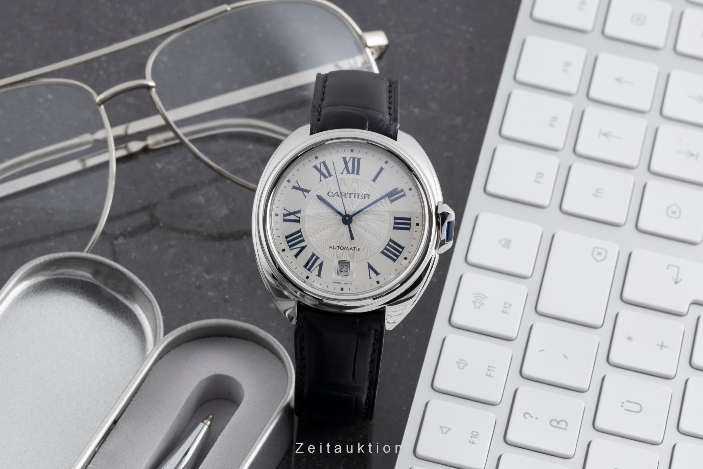 Cartier Clé de Cartier Edelstahl Automatik Herrenuhr Ref. WSCL0018  [2502959]