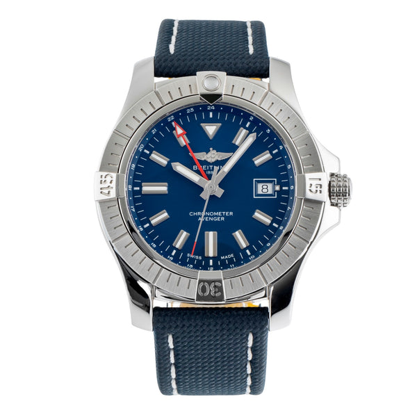Breitling Avenger II GMT steel automatic men's watch A32395 LP: 5450EUR  [2502961]
