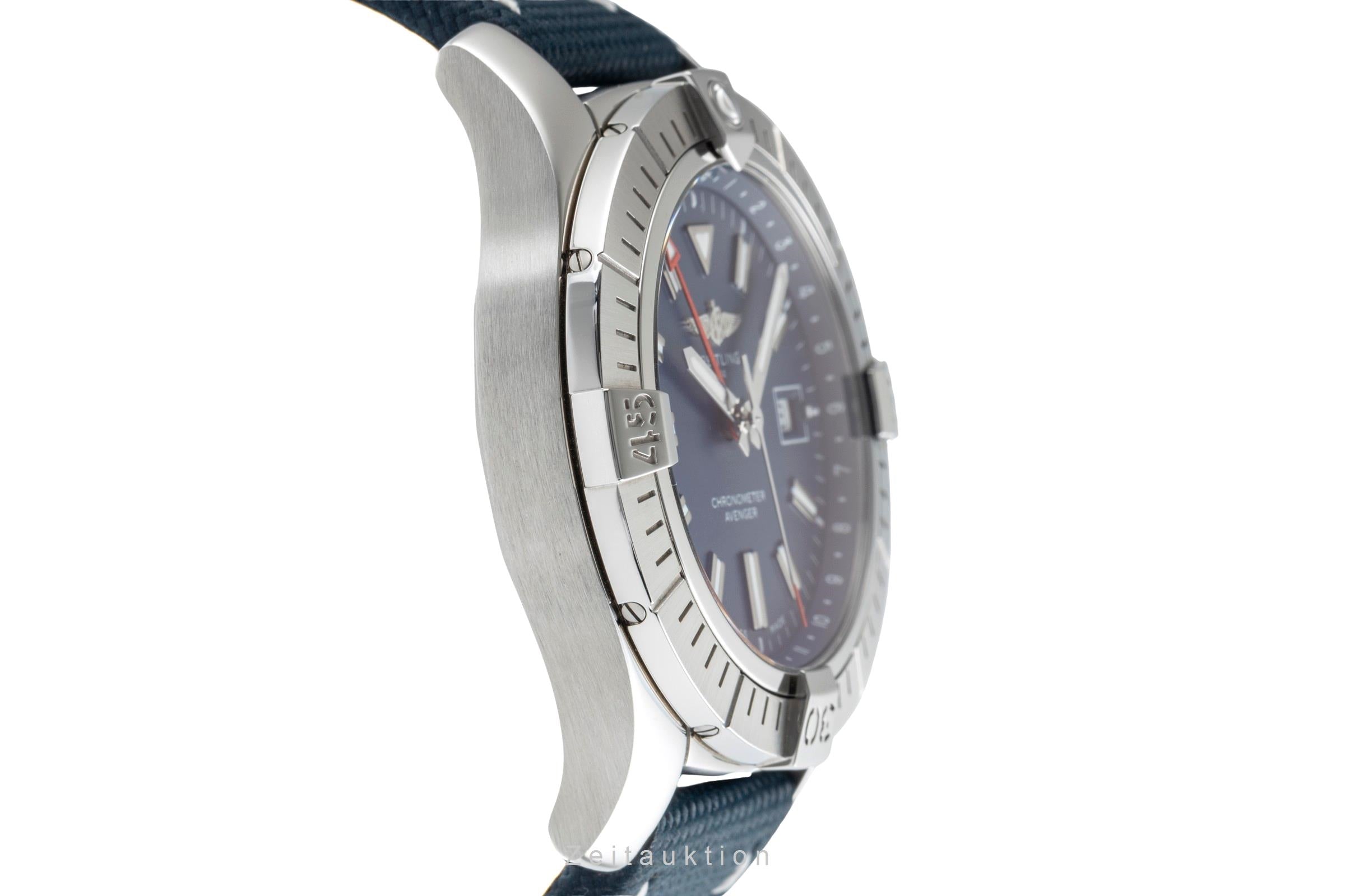Breitling Avenger II GMT steel automatic men's watch A32395 LP: 5450EUR  [2502961]