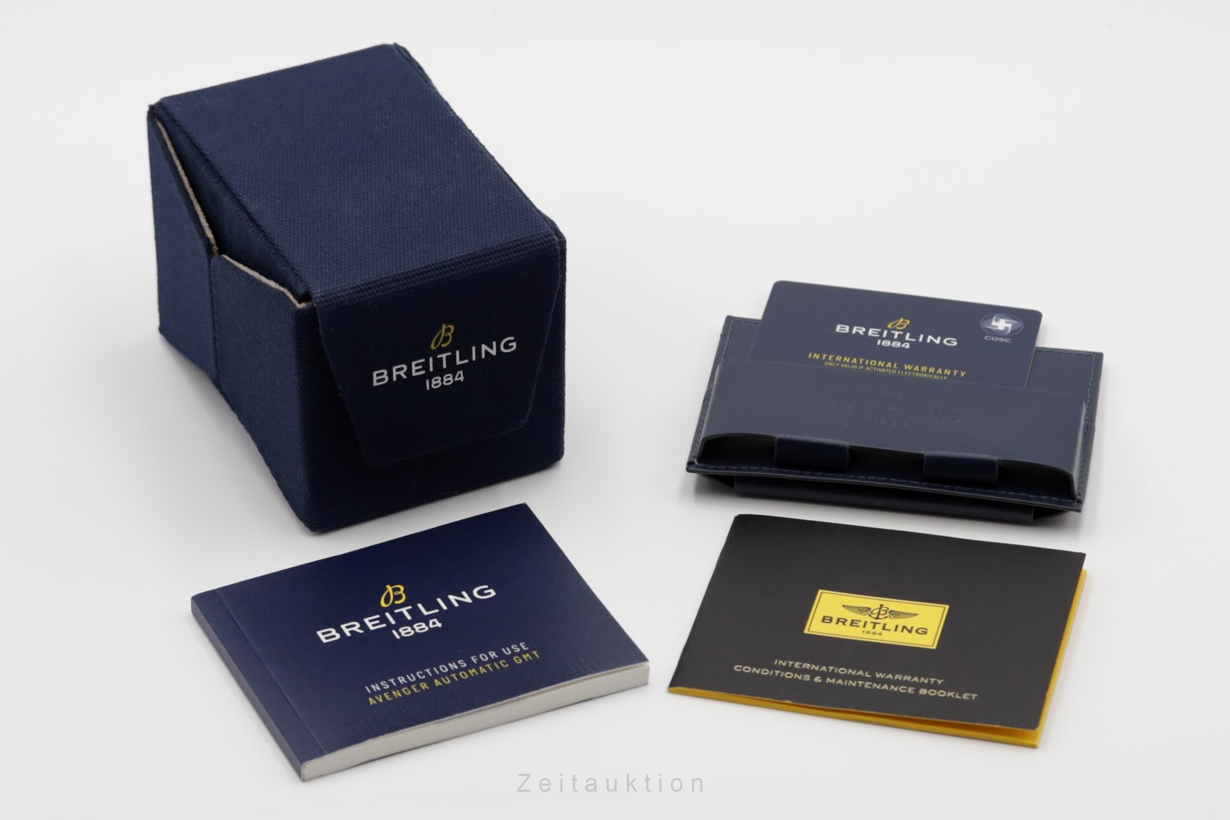 Breitling Avenger II GMT steel automatic men's watch A32395 LP: 5450EUR  [2502961]