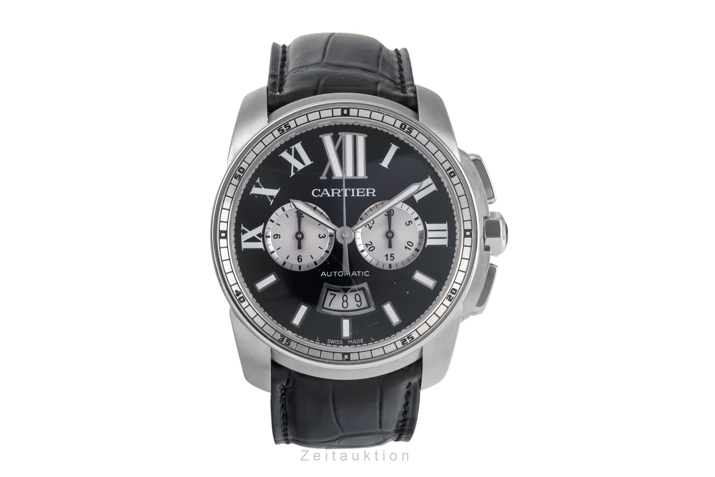 Cartier Calibre de Cartier cronógrafo acero automático reloj para caballeros W7100061  [2502963]