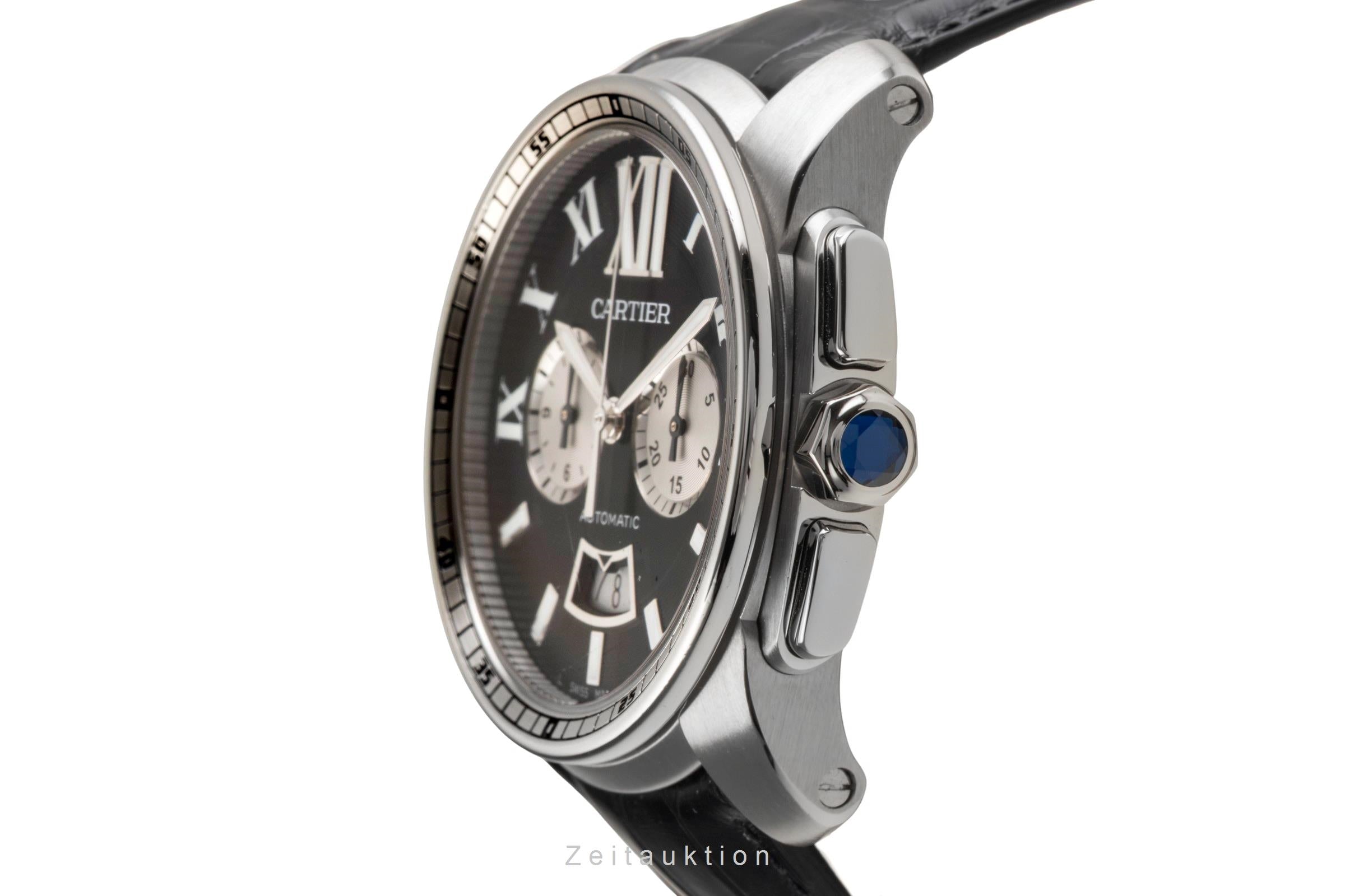 Cartier Calibre de Cartier cronógrafo acero automático reloj para caballeros W7100061  [2502963]