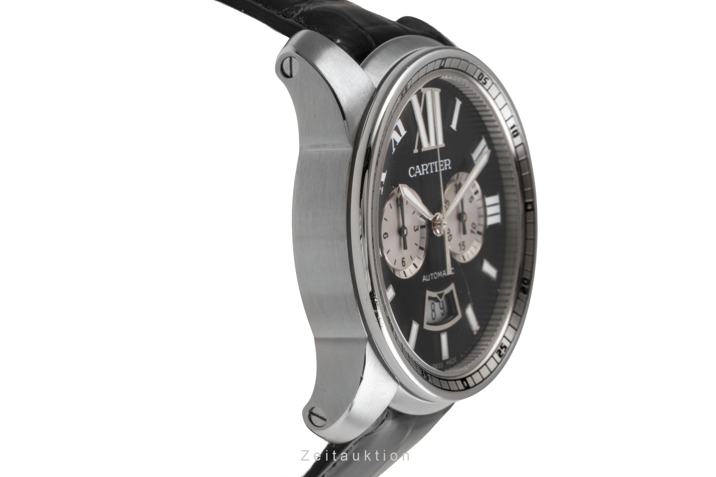 Cartier Calibre de Cartier cronógrafo acero automático reloj para caballeros W7100061  [2502963]