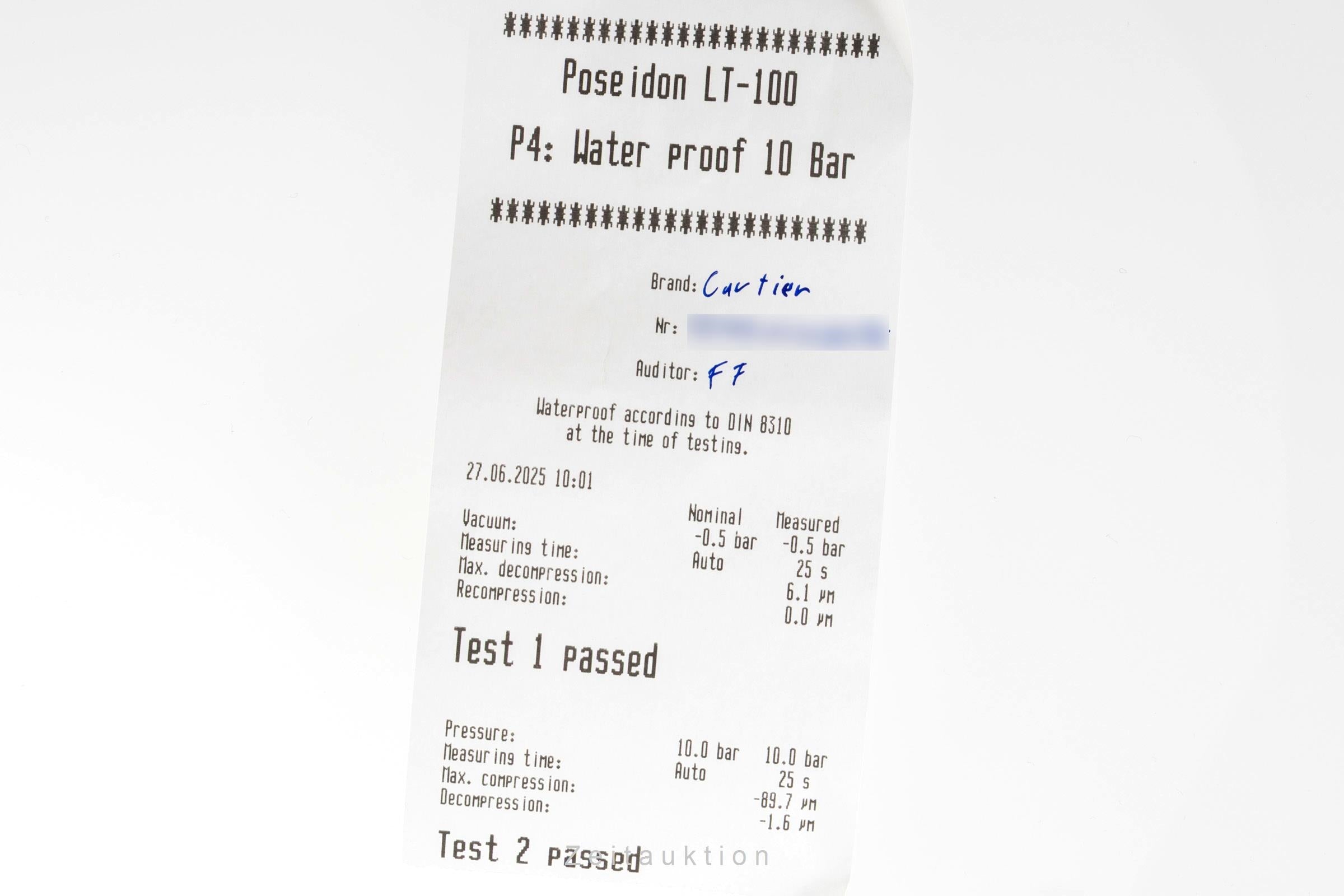 Cartier Calibre de Cartier cronógrafo acero automático reloj para caballeros W7100061  [2502963]