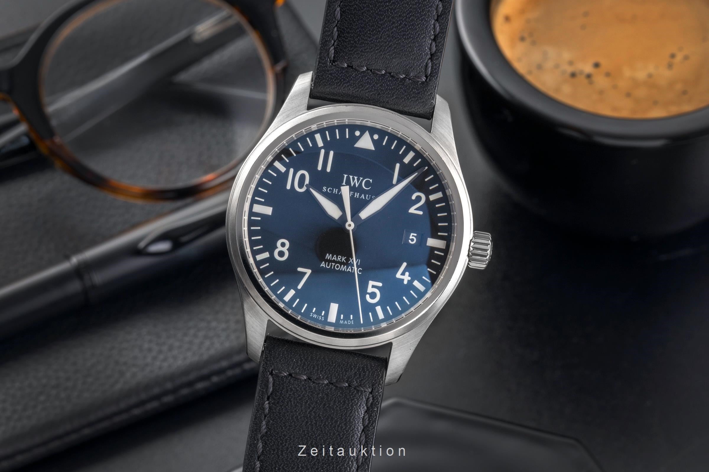 IWC Fliegeruhr Mark XVI Edelstahl Automatik Herrenuhr Ref. IW325504 VP: 5700,- € [2502966]