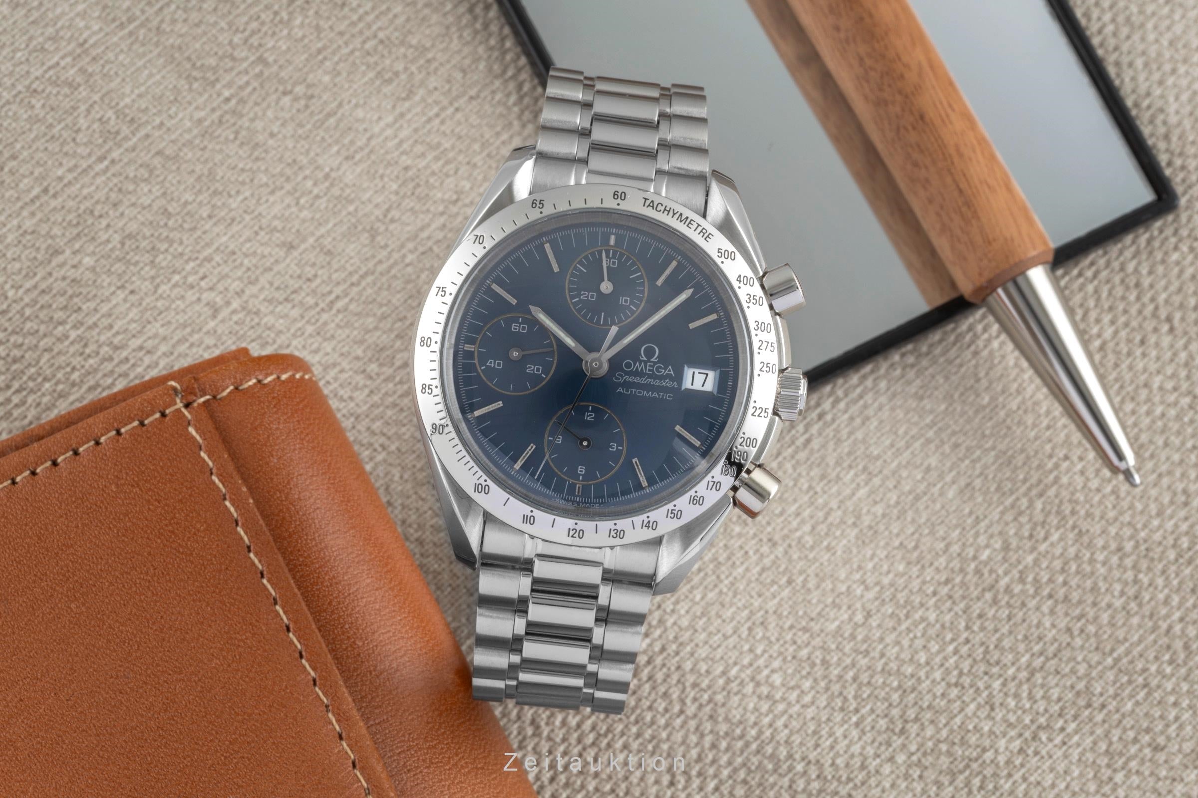 Omega Speedmaster Date chronographe acier automatique montre pour hommes 3511.80.00 LP: 6100EUR  [2502971]