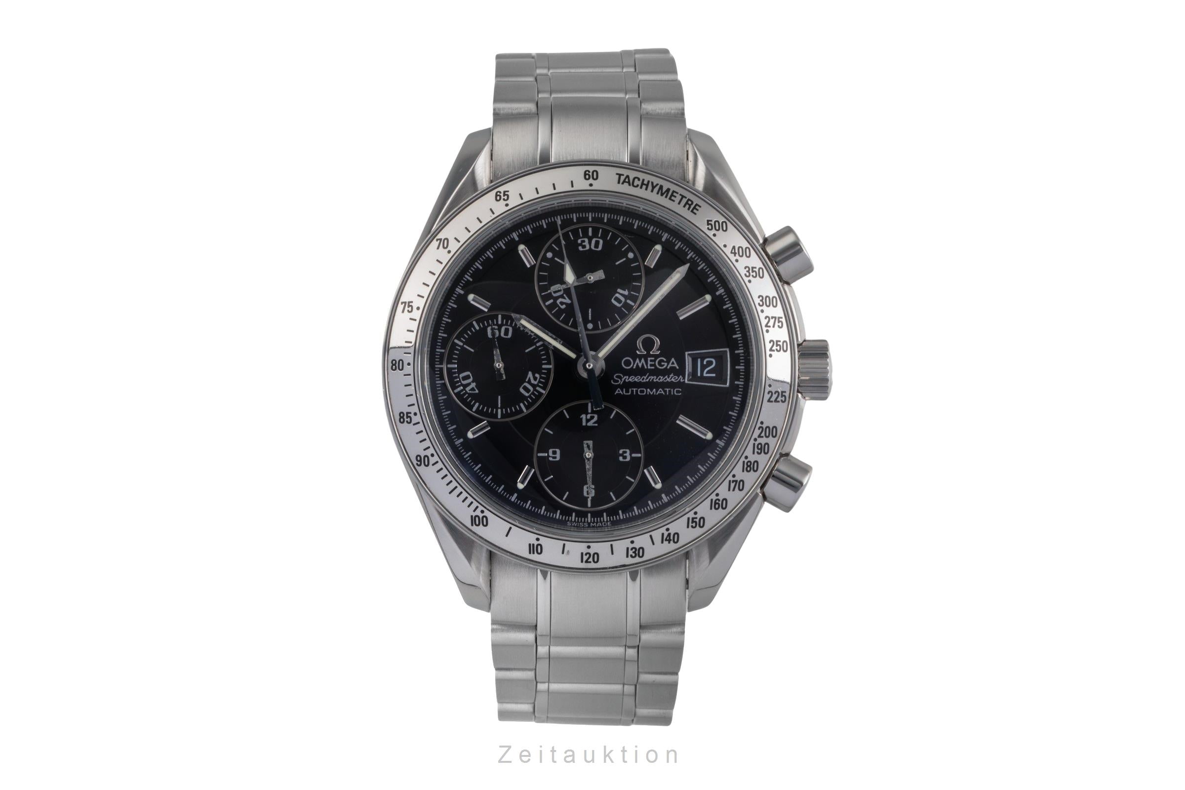 Omega Speedmaster Date chronograph steel automatic Kal. 1152 Ref