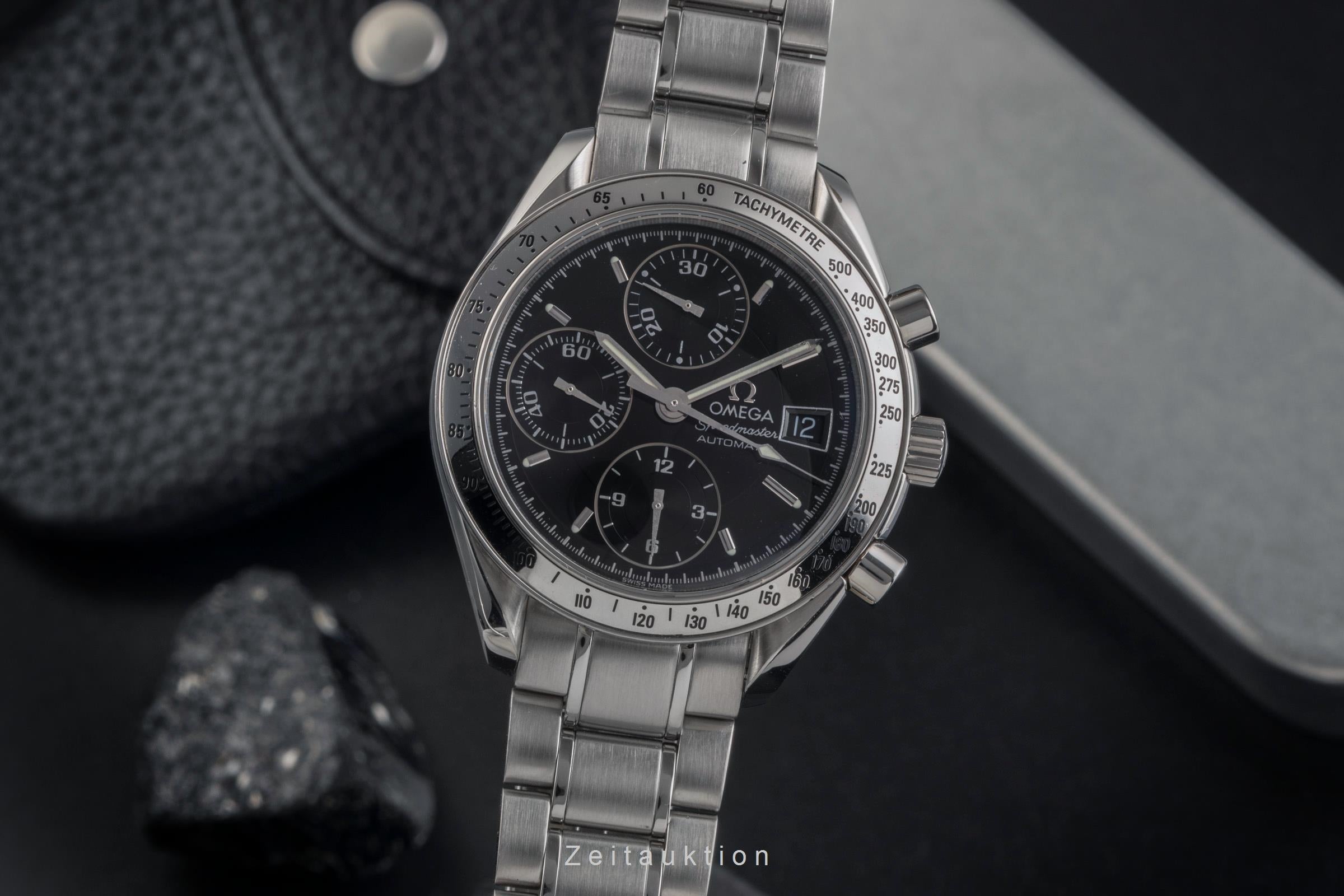 Omega Speedmaster Date cronógrafo acero automático reloj para caballeros 3513.50.00 LP: 6100EUR  [2502972]