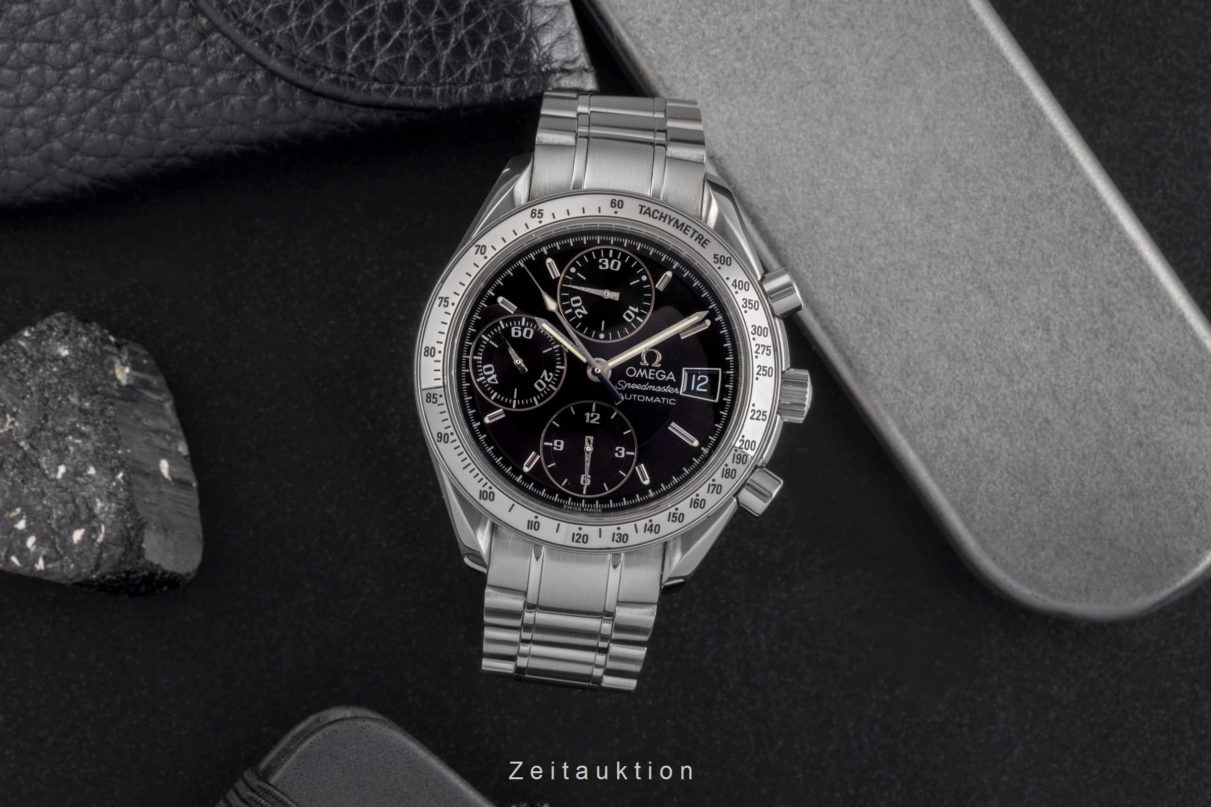 Omega Speedmaster Date cronógrafo acero automático reloj para caballeros 3513.50.00 LP: 6100EUR  [2502972]