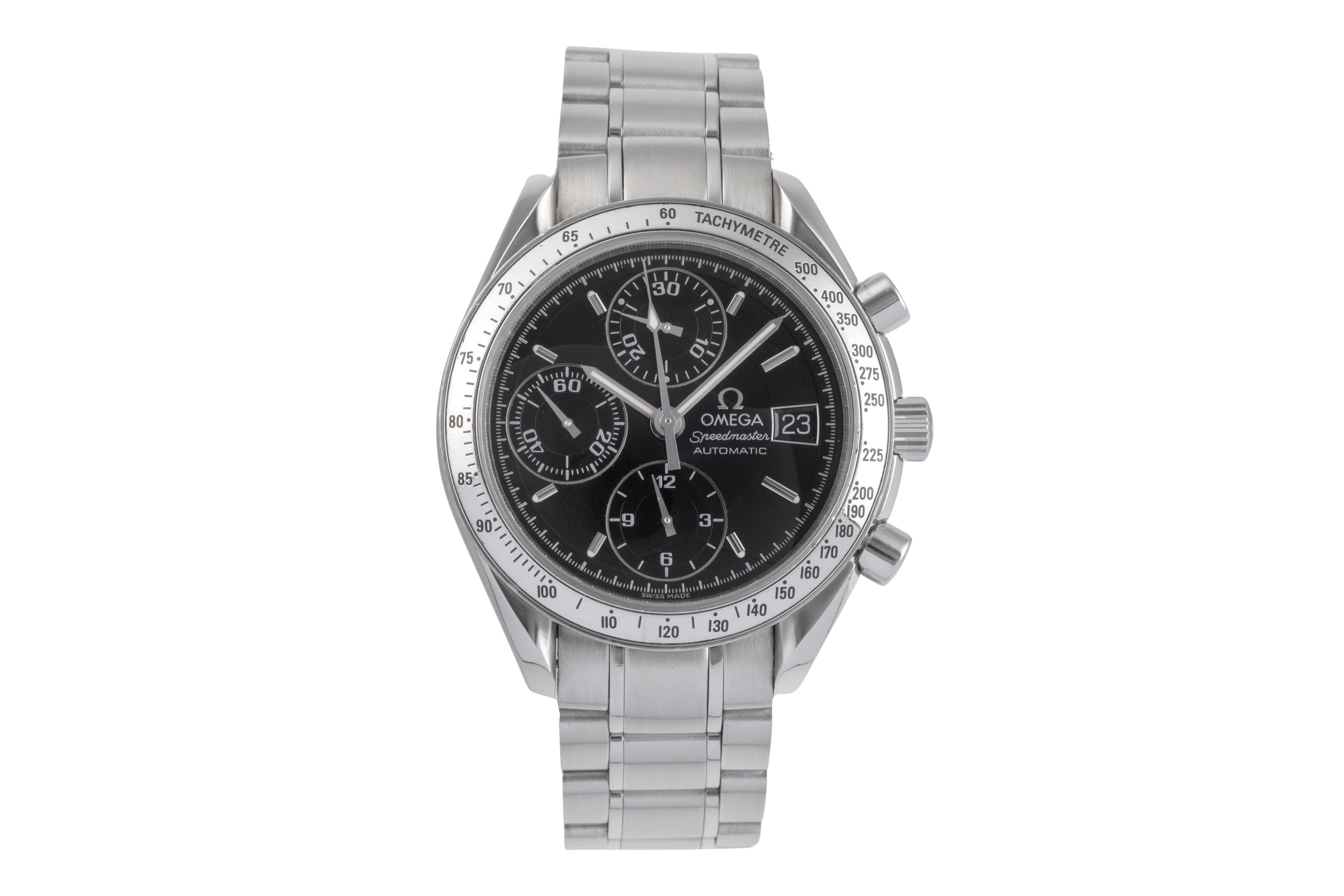 Omega Speedmaster Date chronograph steel automatic men's watch 3513.50.00 LP: 6100EUR  [2502973]