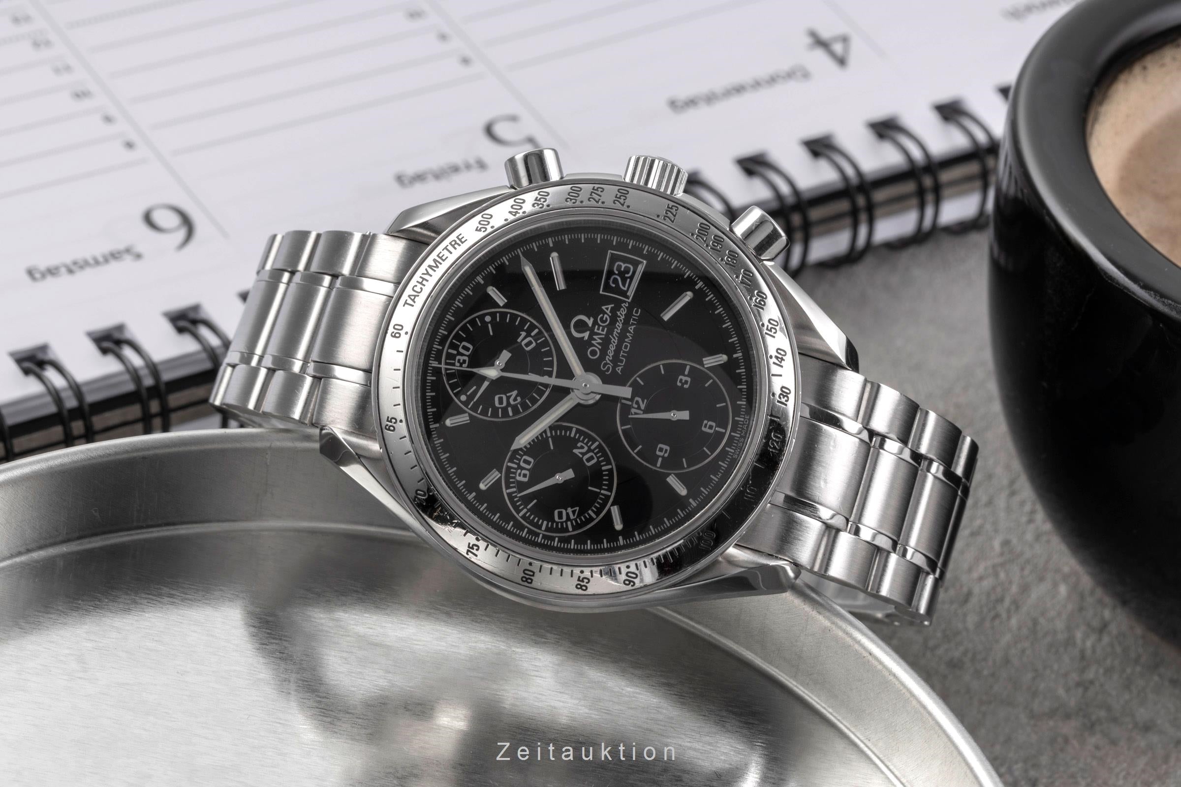 Omega Speedmaster Date chronograph steel automatic men's watch 3513.50.00 LP: 6100EUR  [2502973]