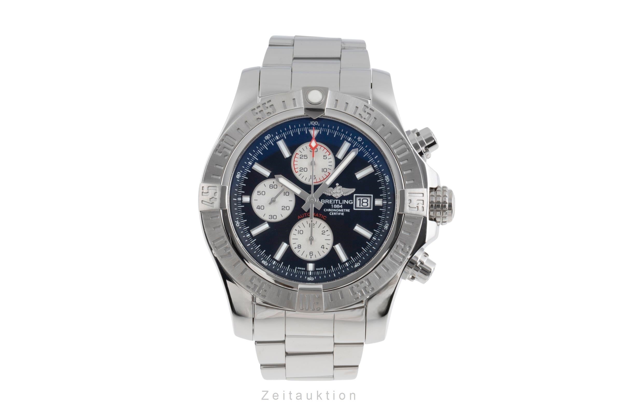 Breitling Super Avenger II chronographe acier automatique montre pour hommes A1337111/BC29/168A  [2502980]