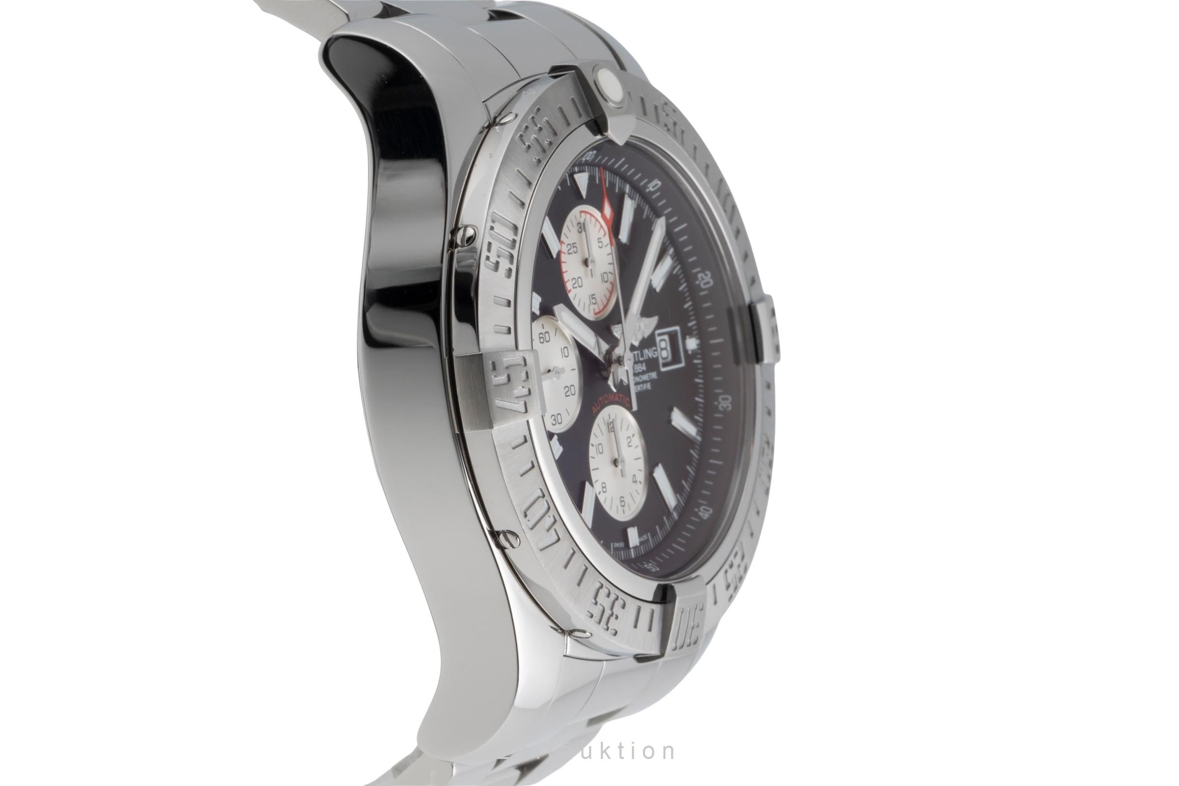 Breitling Super Avenger II chronographe acier automatique montre pour hommes A1337111/BC29/168A  [2502980]