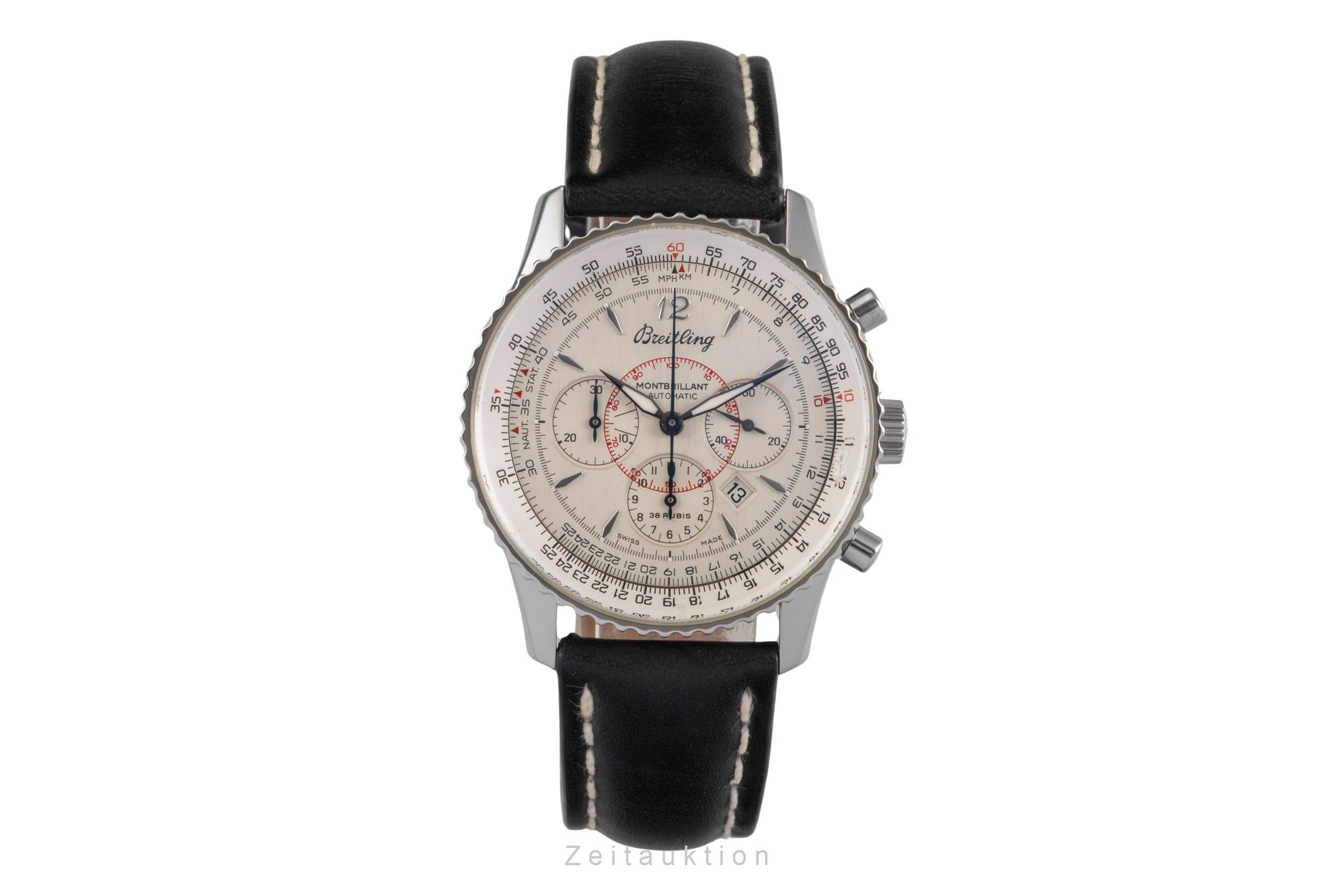 Breitling Montbrillant Chronograph Stahl Automatik Herrenuhr Ref. A41330  [2502981]