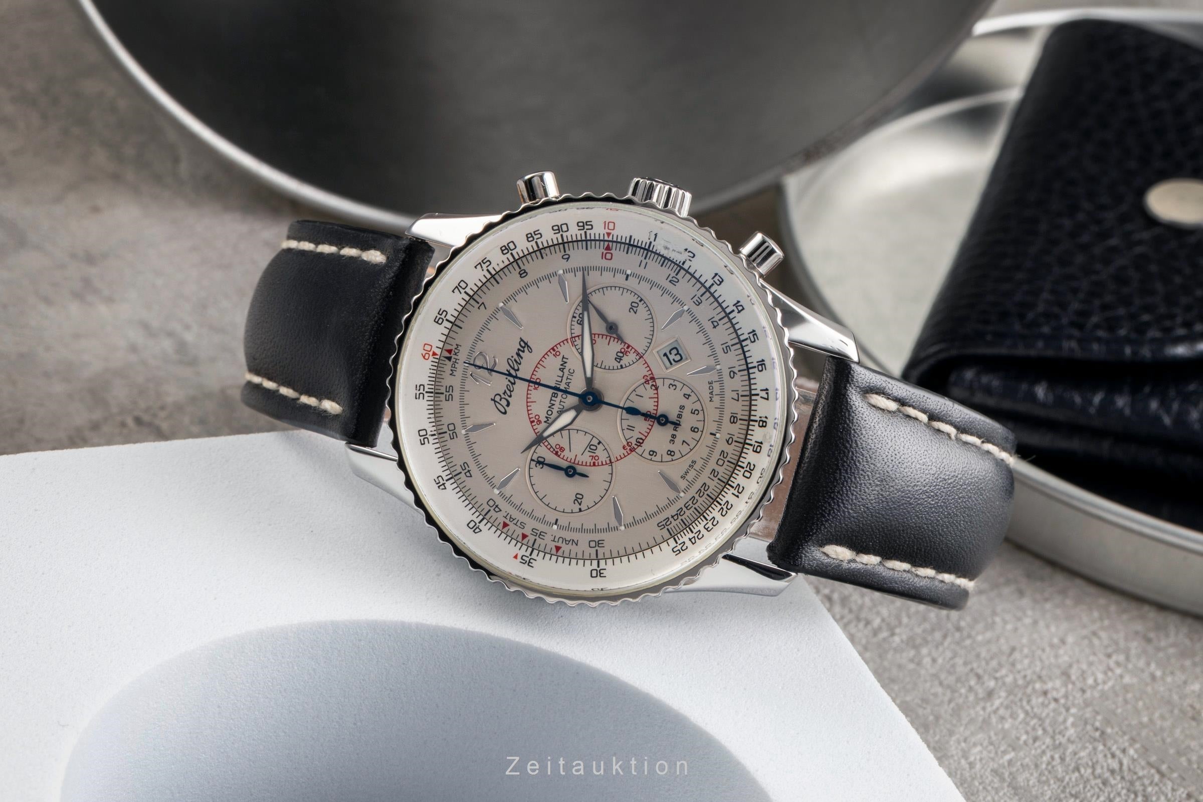 Breitling Montbrillant Chronograph Stahl Automatik Herrenuhr Ref. A41330  [2502981]